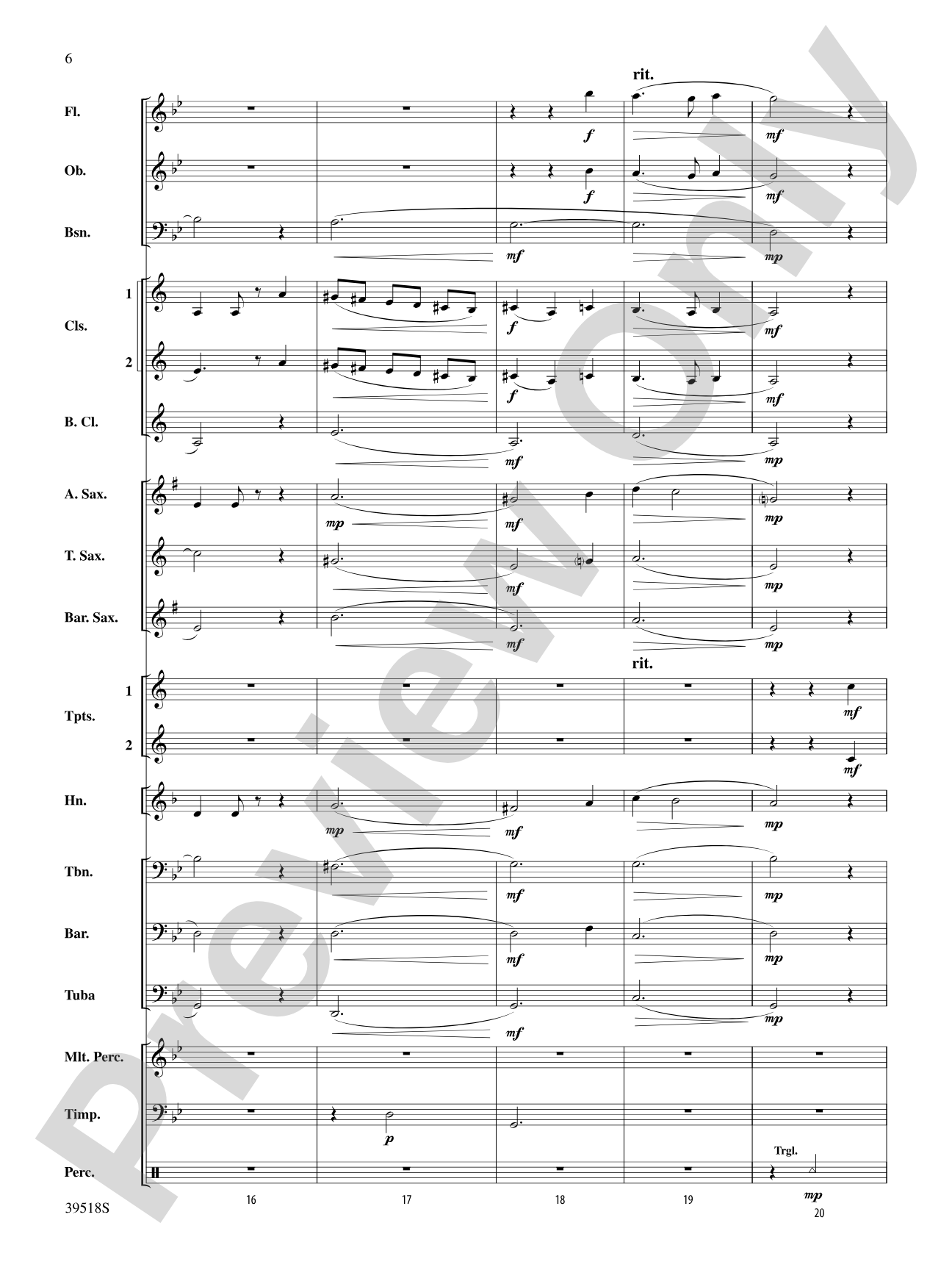 Willow, Willow: Concert Band Conductor Score & Parts