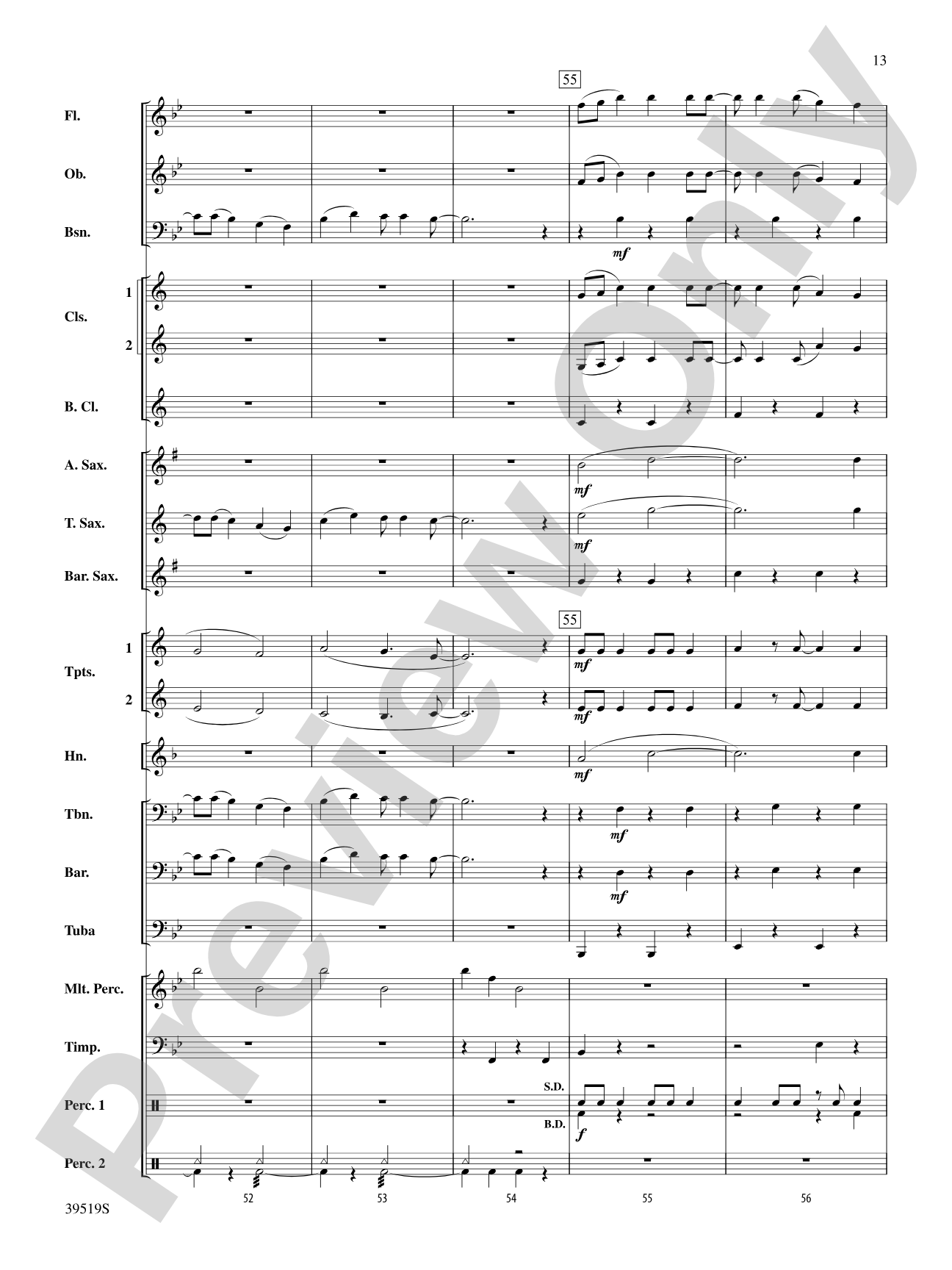 Zydeco Cajun Crawdad Dance: Concert Band Conductor Score & Parts