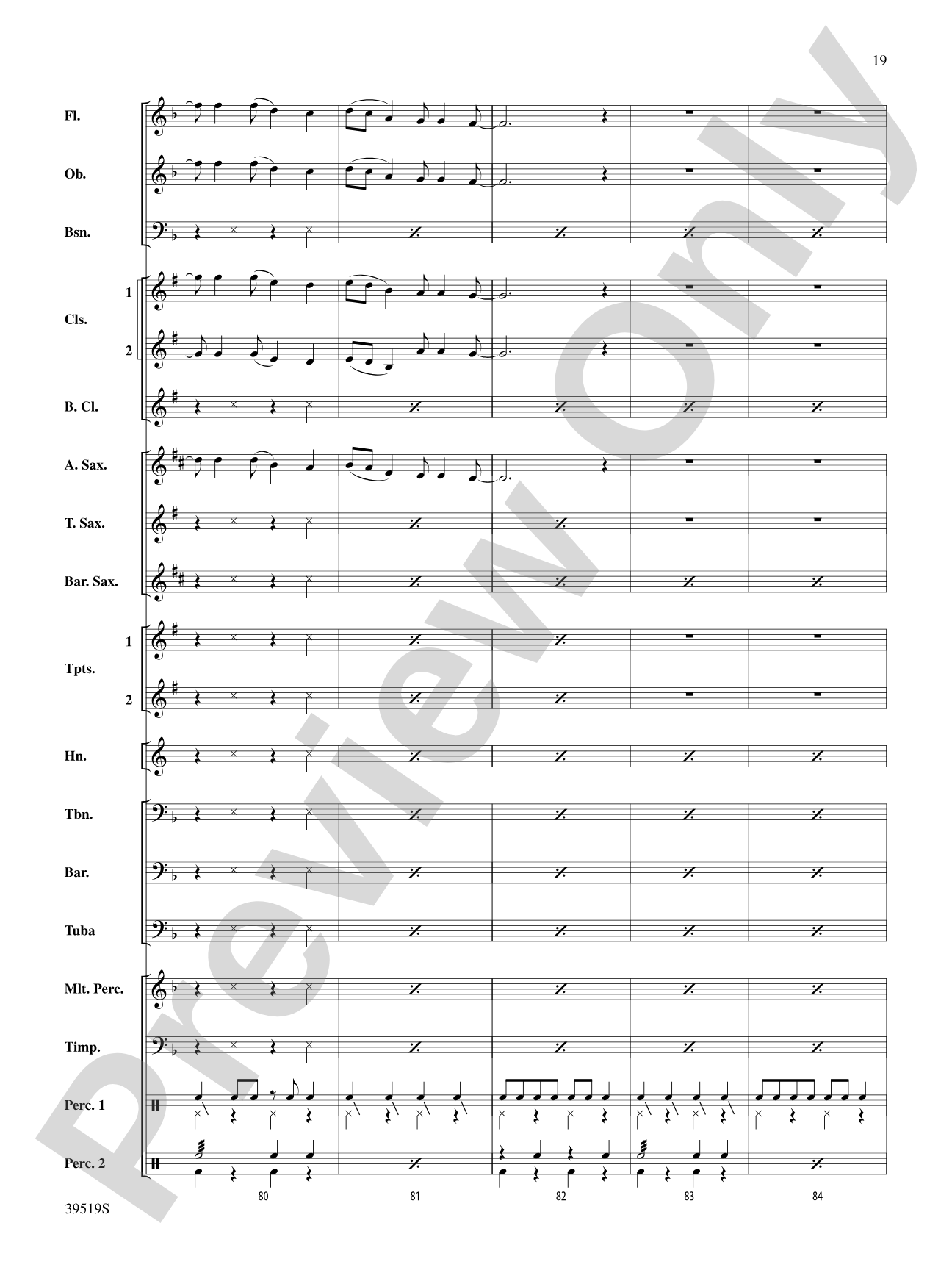Zydeco Cajun Crawdad Dance: Concert Band Conductor Score & Parts