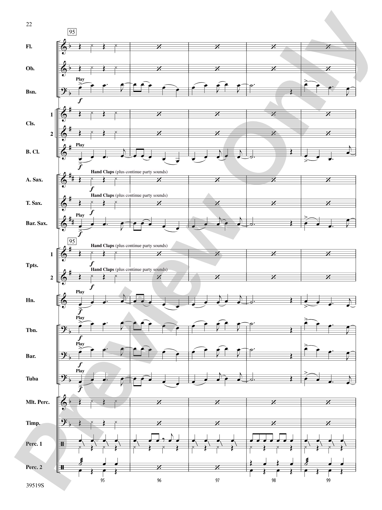 Zydeco Cajun Crawdad Dance: Concert Band Conductor Score & Parts