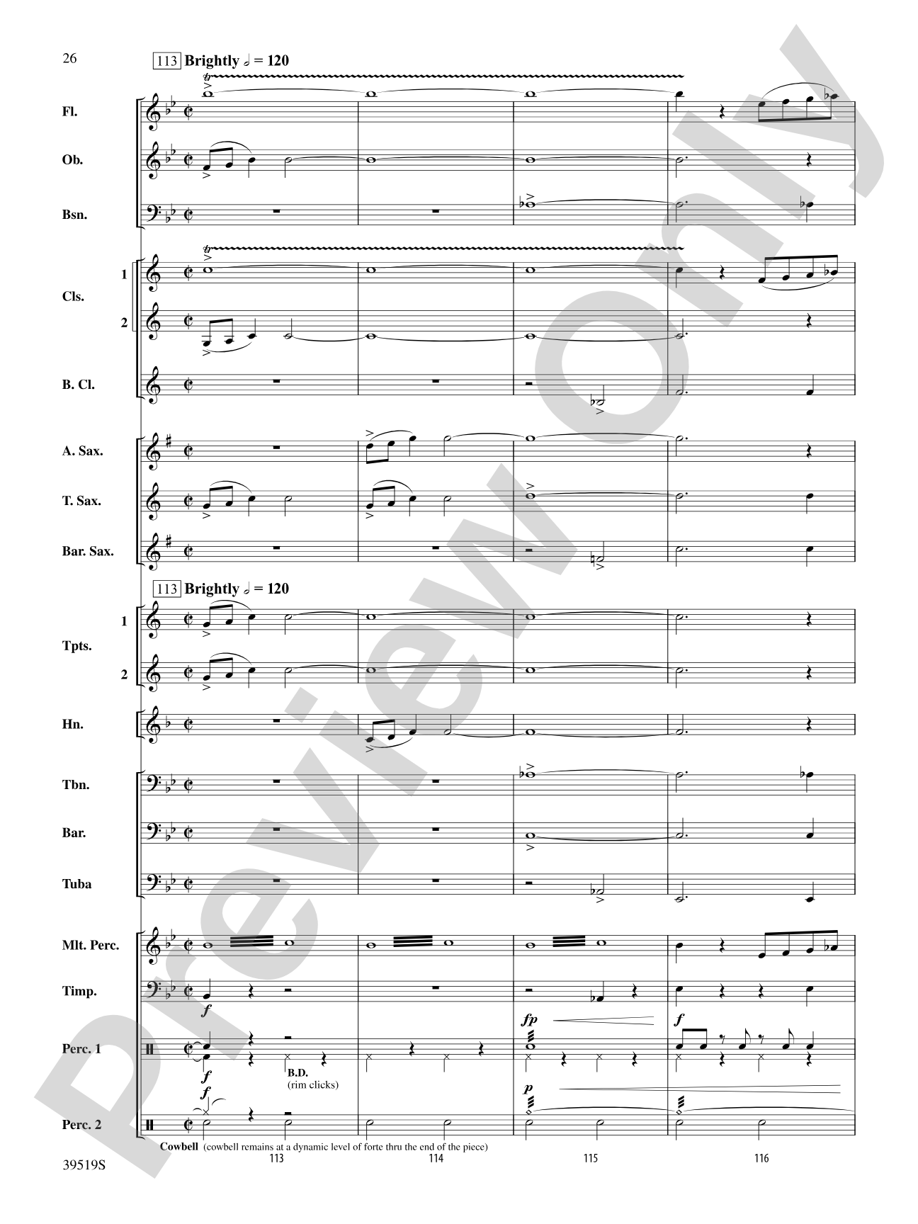 Zydeco Cajun Crawdad Dance: Concert Band Conductor Score & Parts