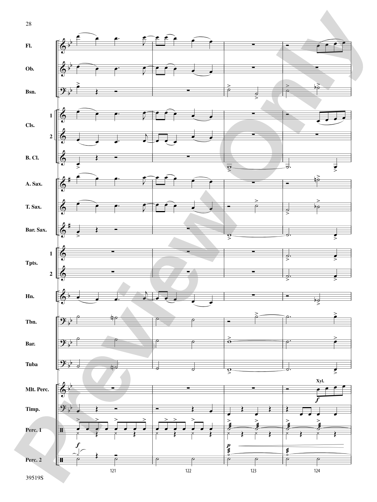 Zydeco Cajun Crawdad Dance: Concert Band Conductor Score & Parts