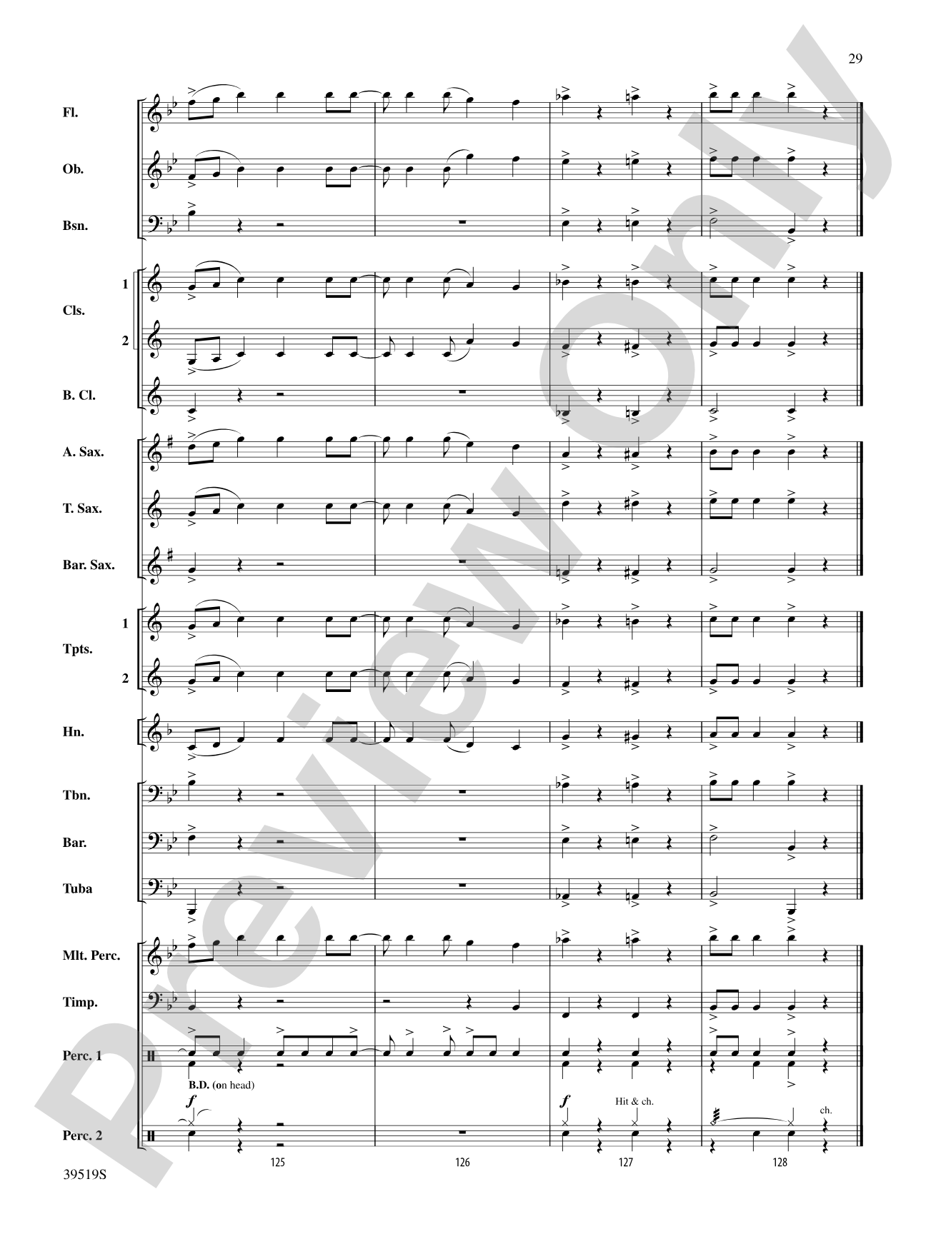 Zydeco Cajun Crawdad Dance: Concert Band Conductor Score & Parts