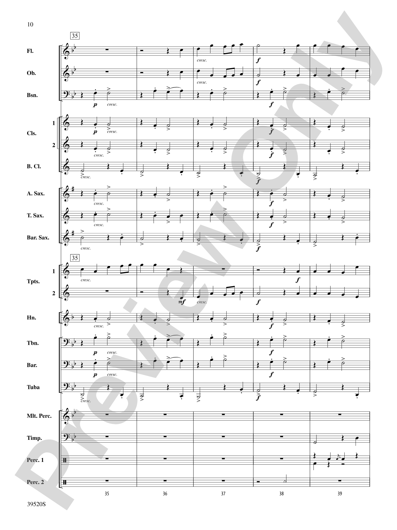 Hampshire March: Concert Band Conductor Score & Parts