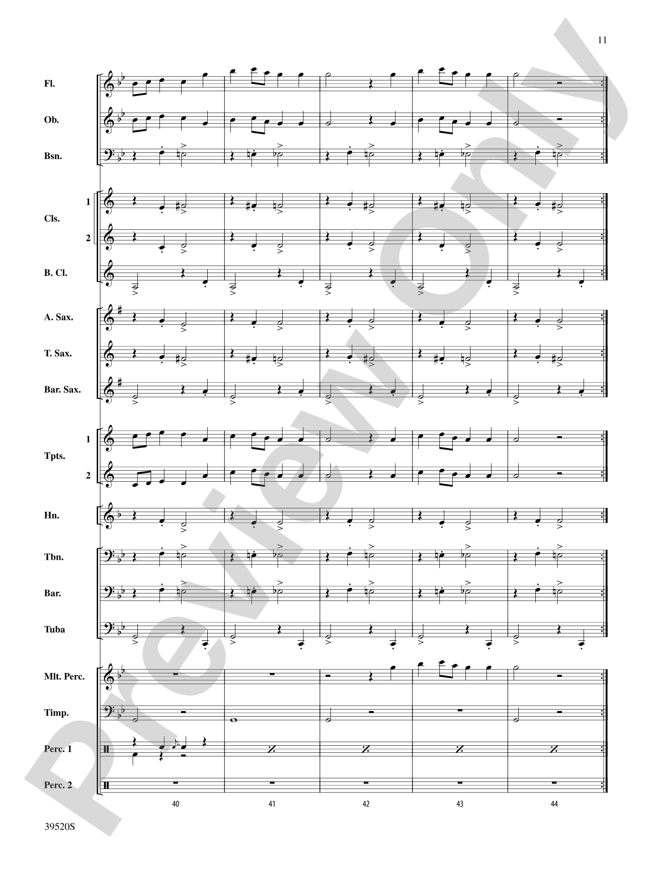 Hampshire March: Concert Band Conductor Score & Parts