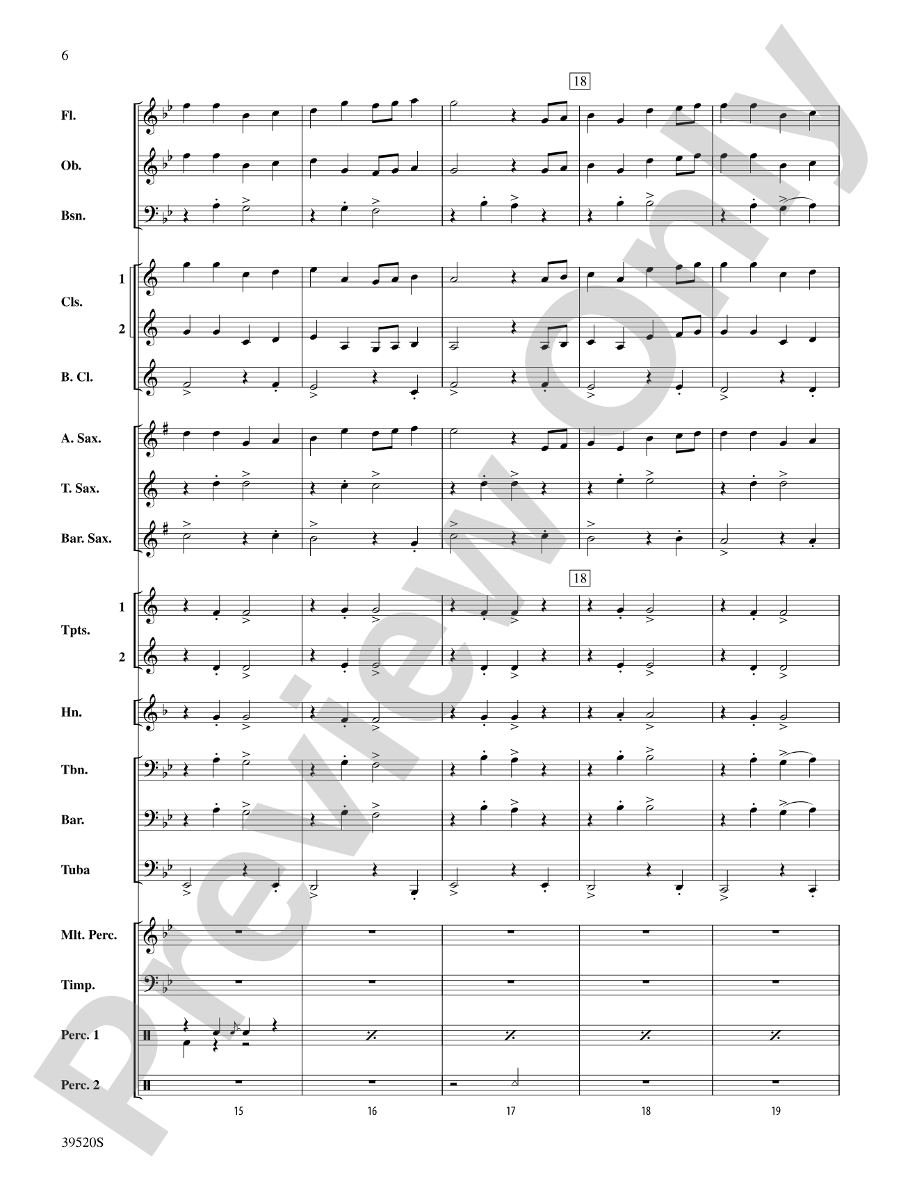 Hampshire March: Concert Band Conductor Score & Parts