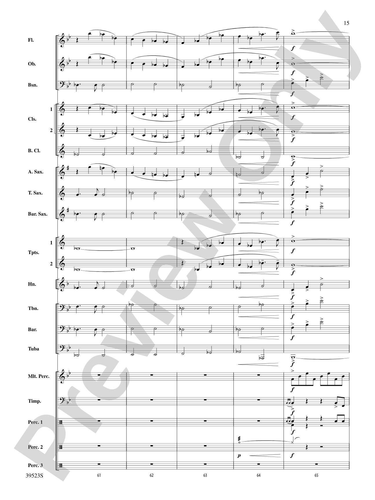 Sailing Onward Until Dawn: Concert Band Conductor Score & Parts