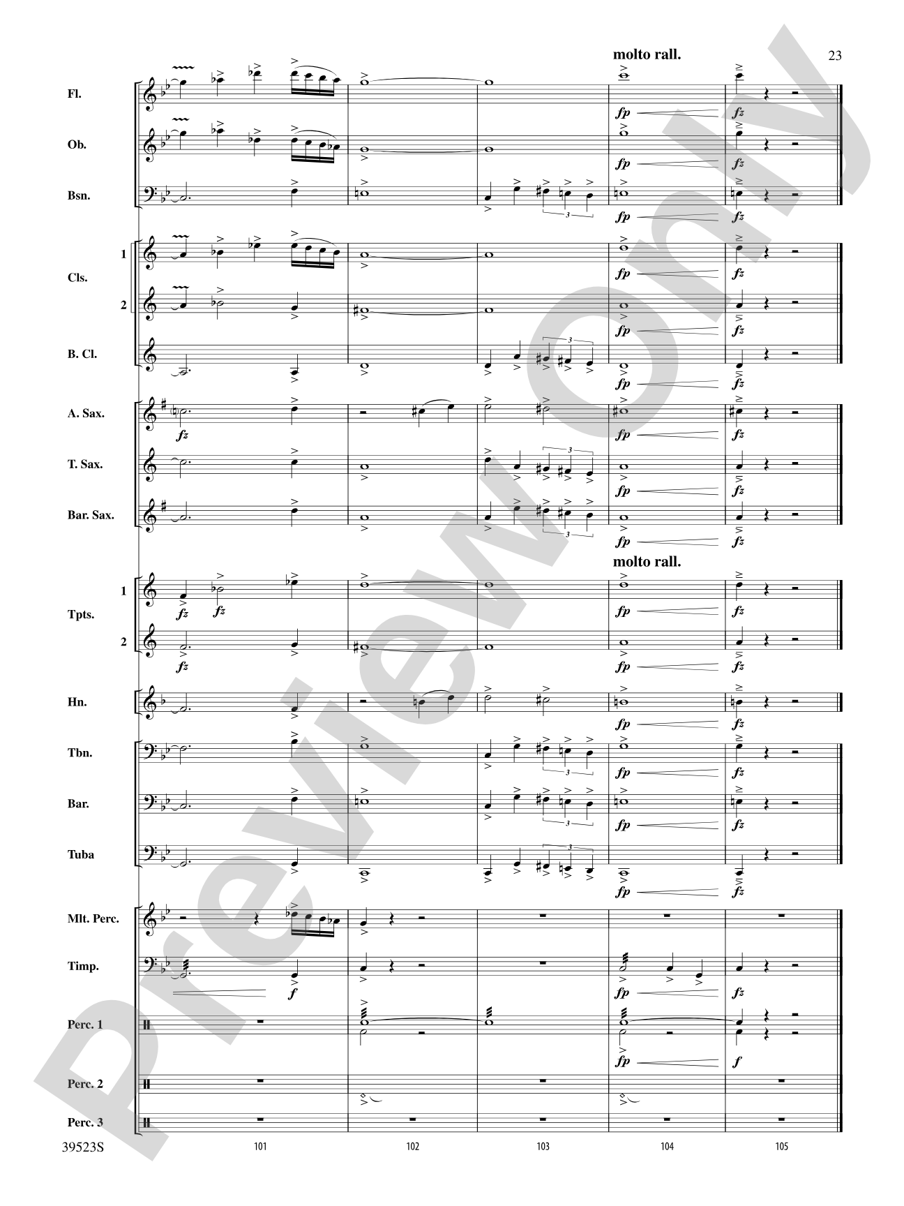 Sailing Onward Until Dawn: Concert Band Conductor Score & Parts