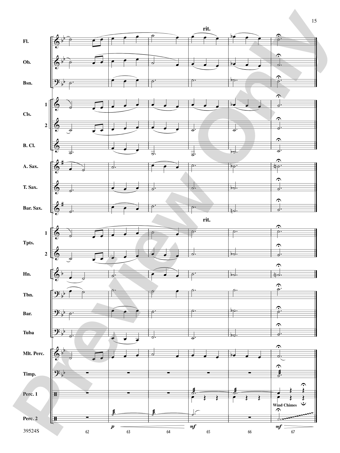 Annabel Lee: Concert Band Conductor Score & Parts