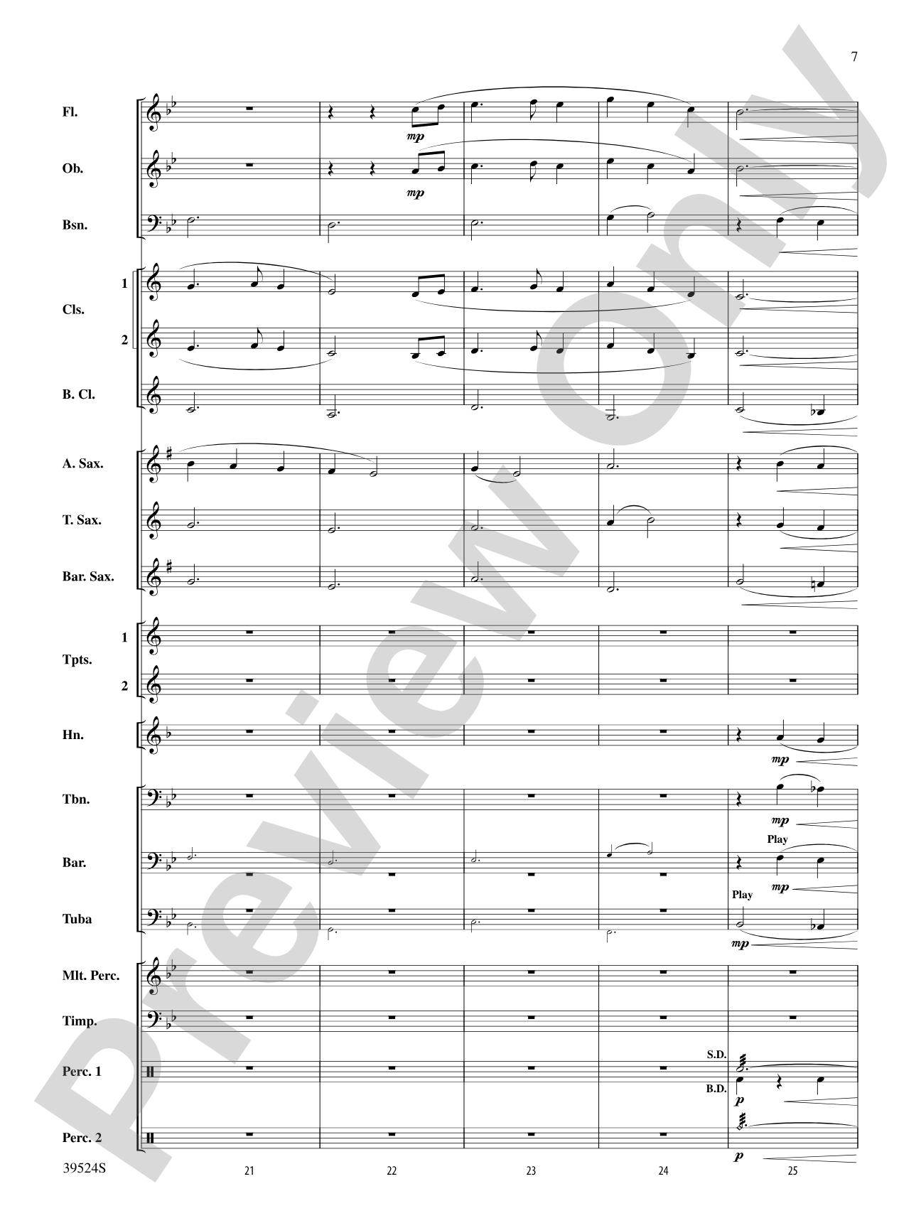 Annabel Lee: Concert Band Conductor Score & Parts