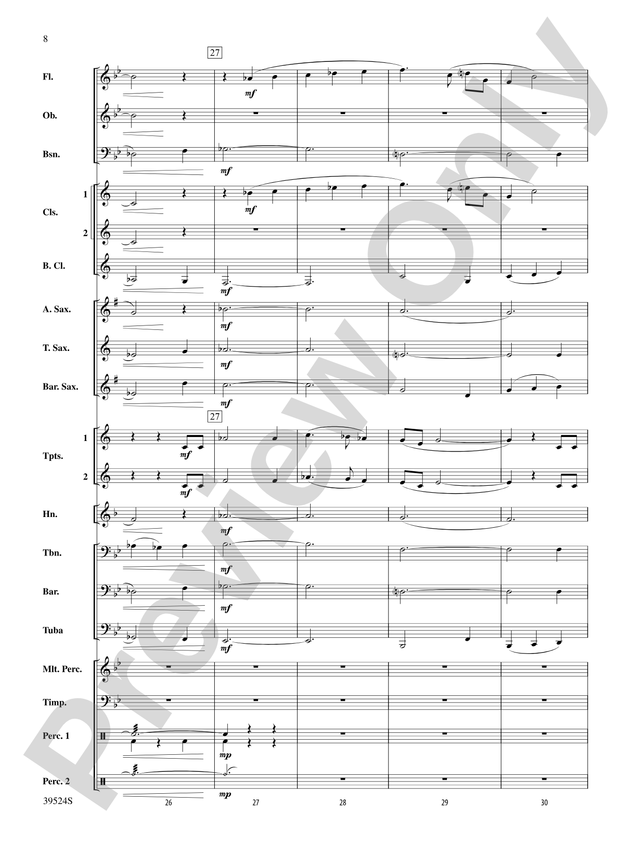 Annabel Lee: Concert Band Conductor Score & Parts