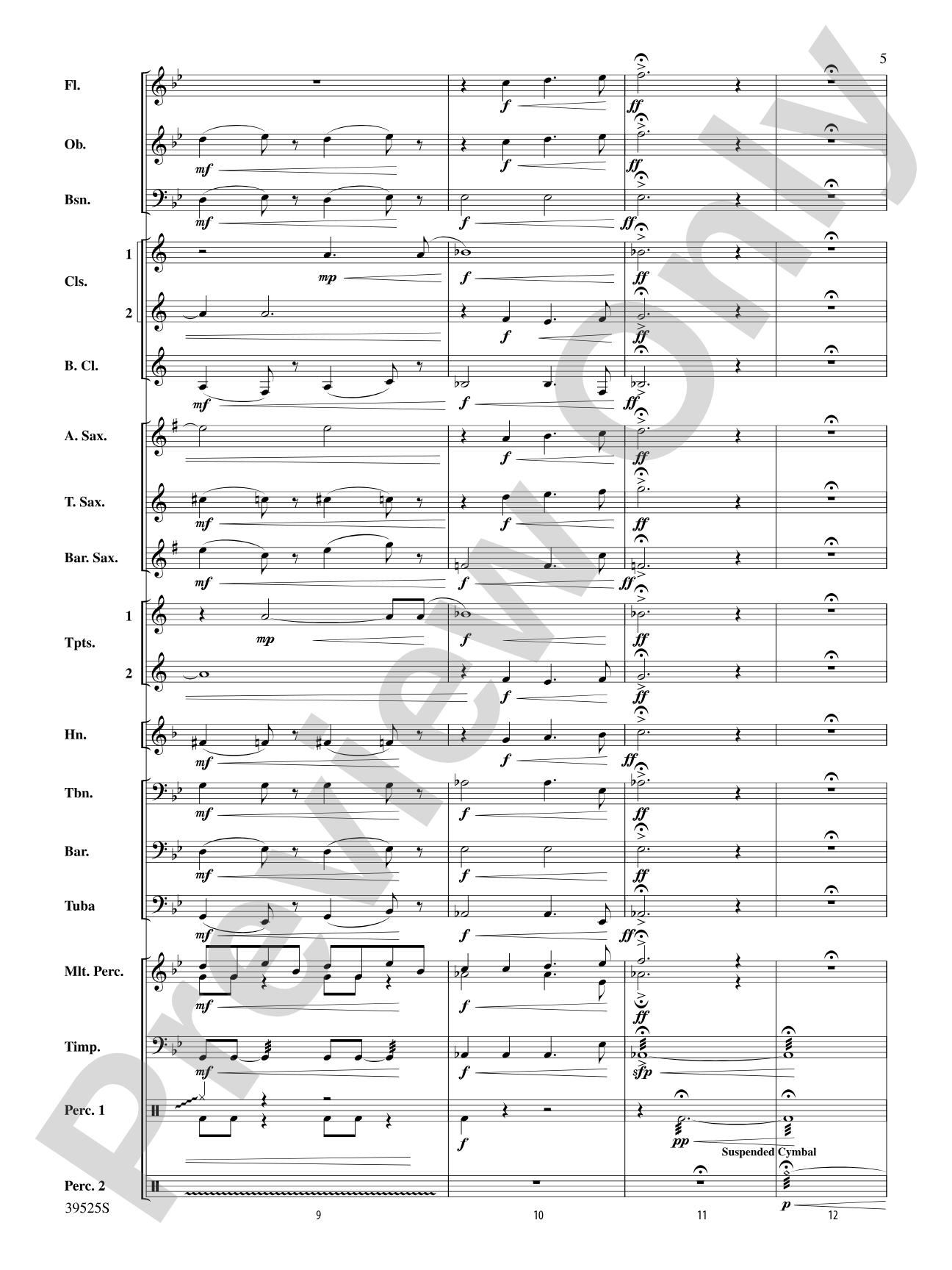 Zombie Dreams: Concert Band Conductor Score & Parts