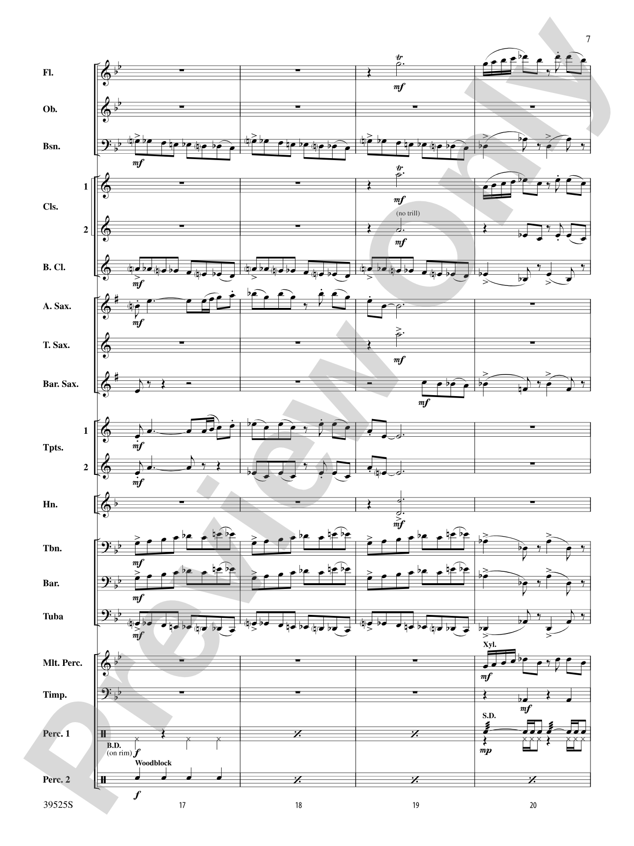 Zombie Dreams: Concert Band Conductor Score & Parts