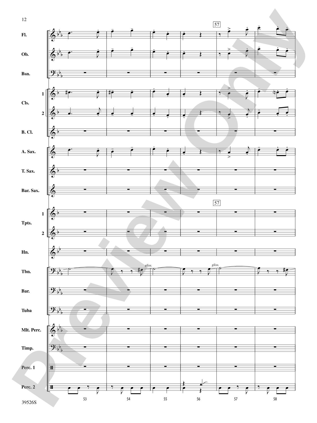 Korobushka: Concert Band Conductor Score & Parts