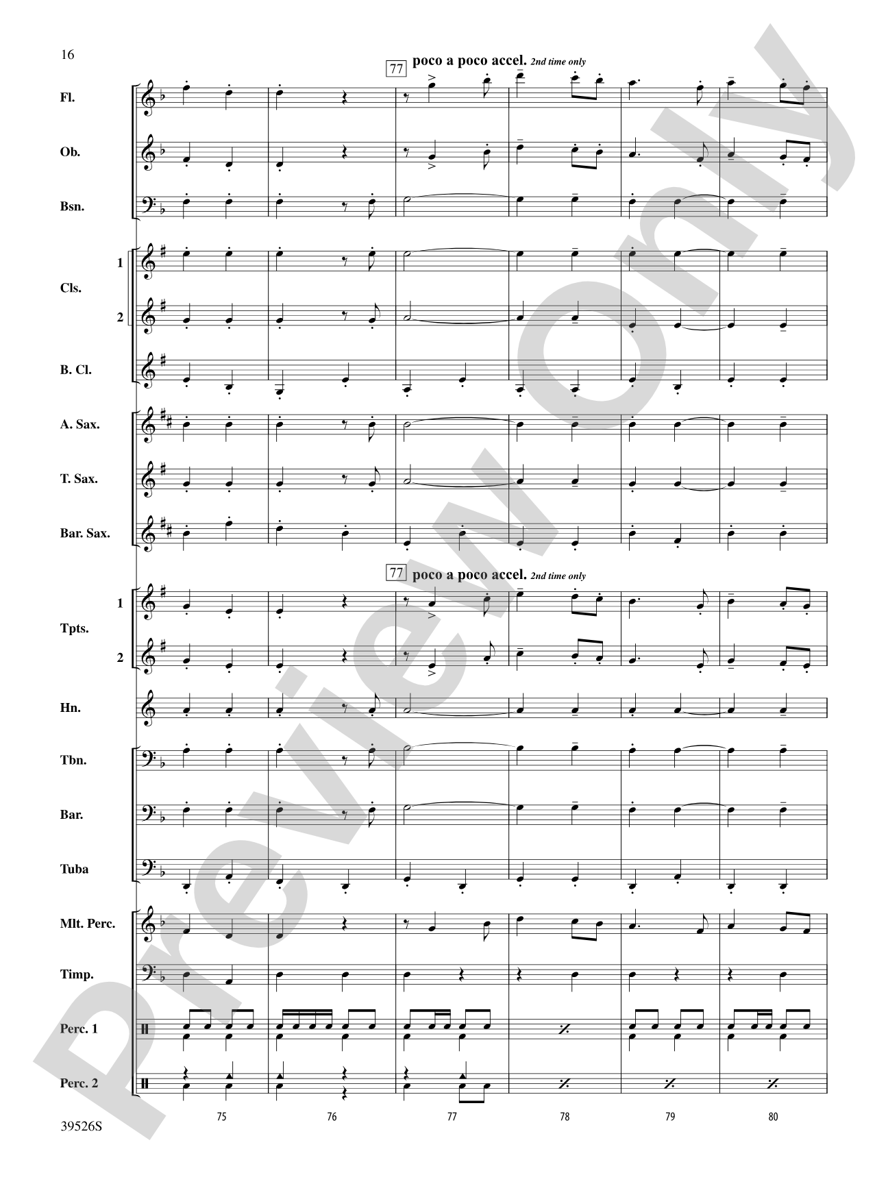 Korobushka: Concert Band Conductor Score & Parts