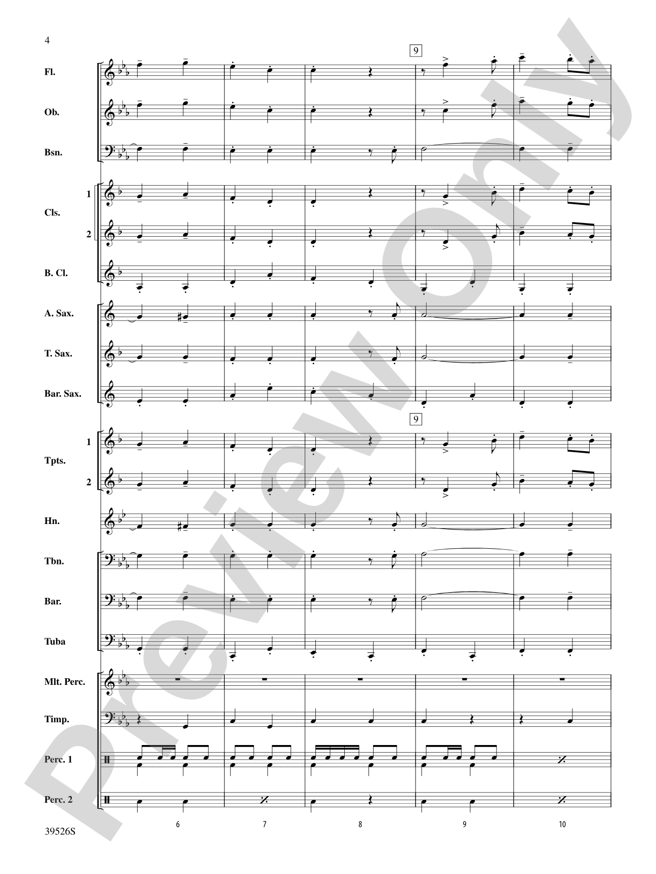 Korobushka: Concert Band Conductor Score & Parts