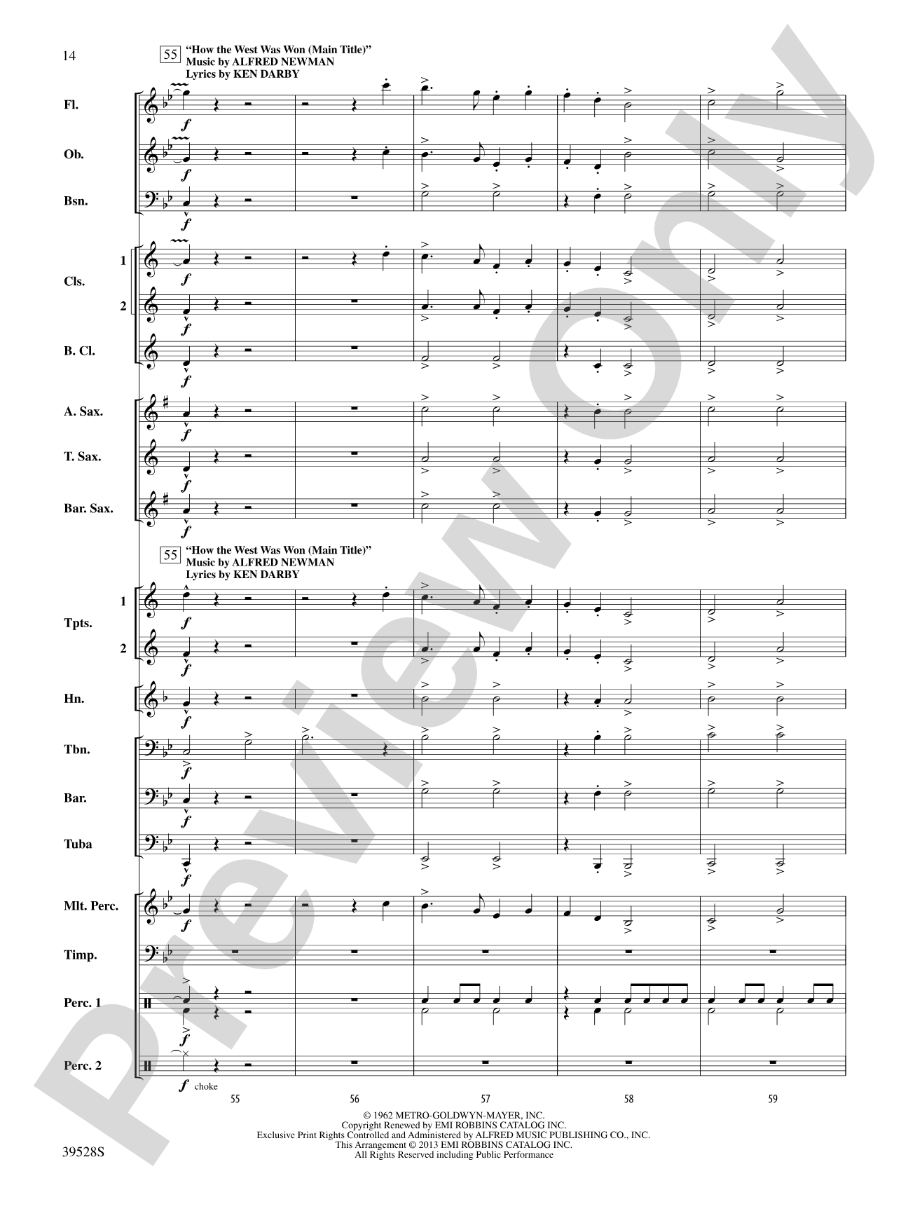 Blazing Bones of the West!: Concert Band Conductor Score & Parts