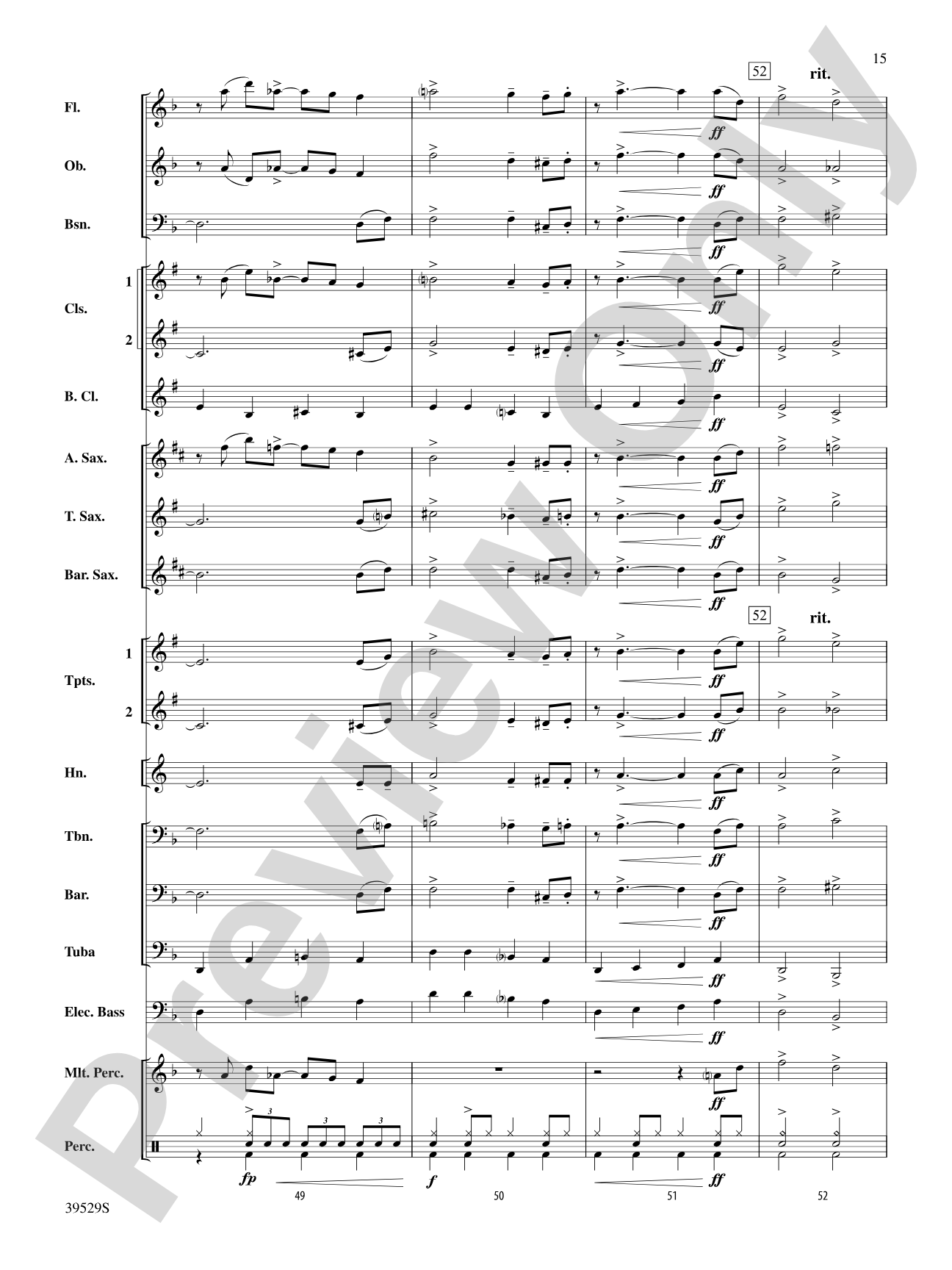 Minnie the Moocher: Concert Band Conductor Score & Parts