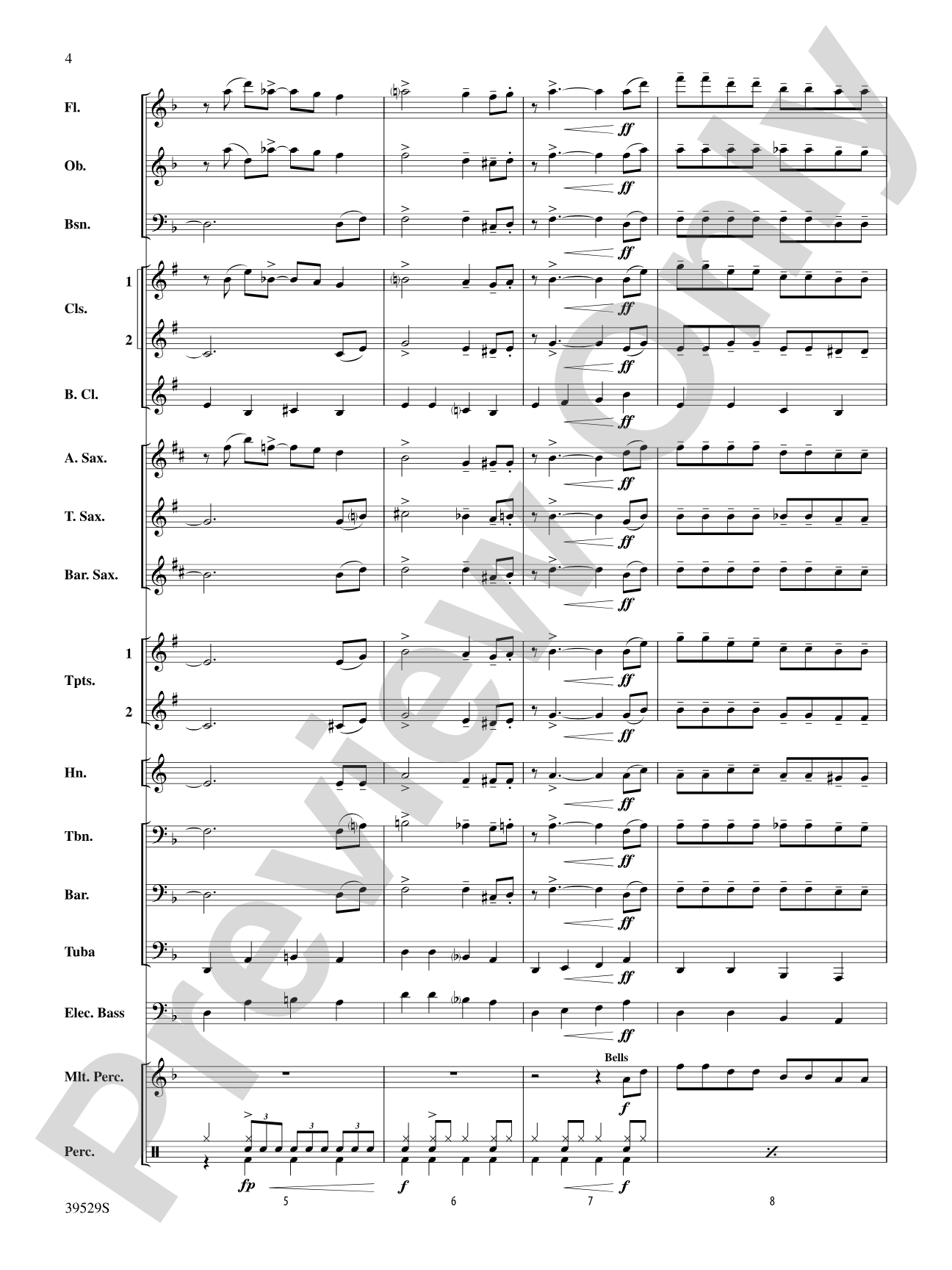 Minnie the Moocher: Concert Band Conductor Score & Parts