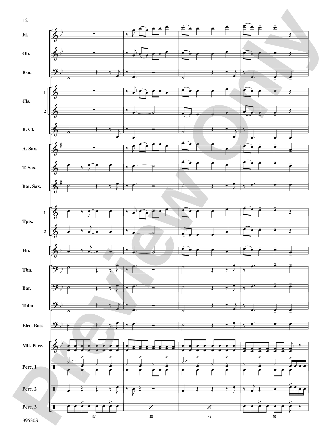 Teenage Dream / Super Bass: Concert Band Conductor Score & Parts