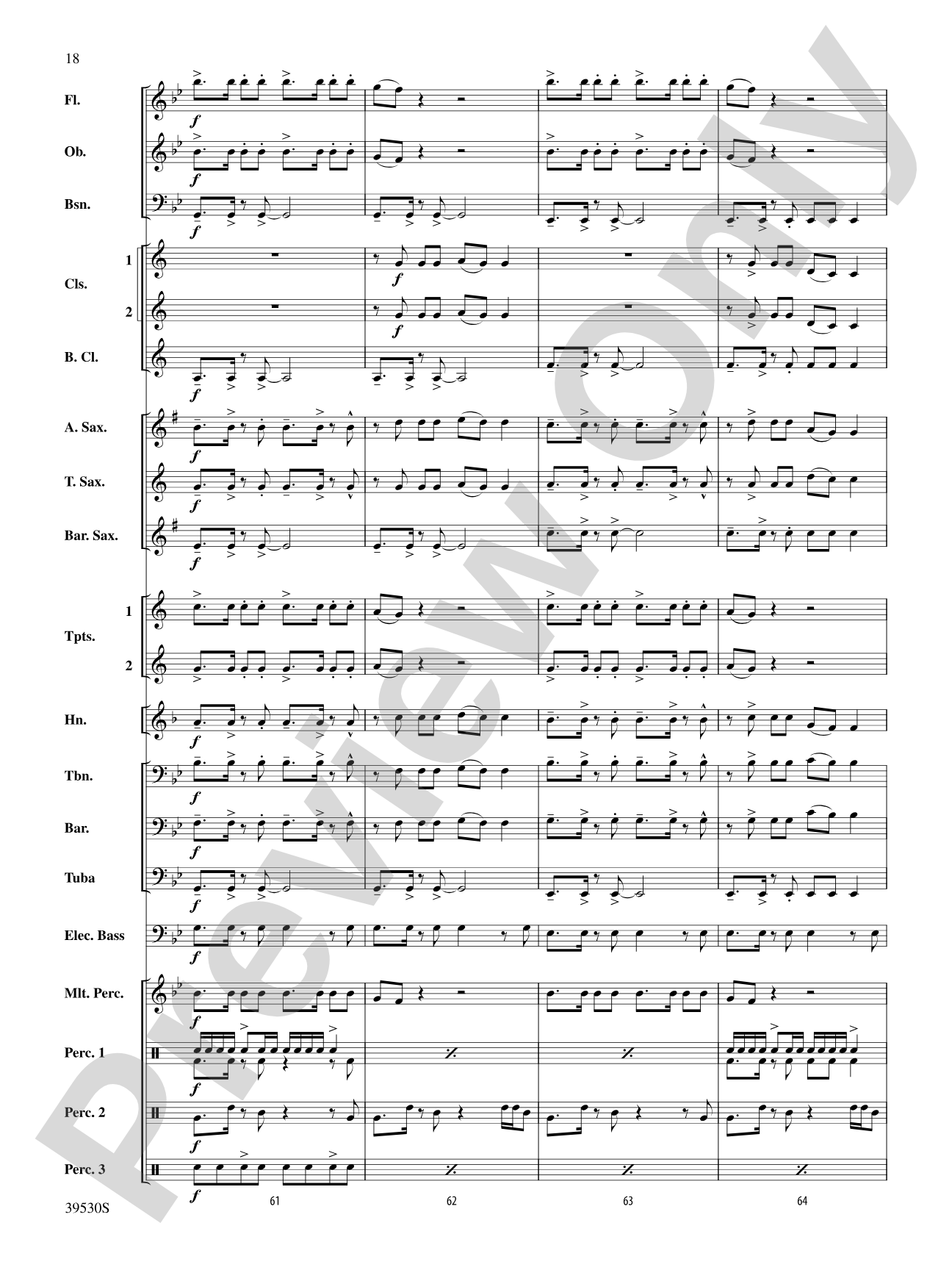 Teenage Dream / Super Bass: Concert Band Conductor Score & Parts