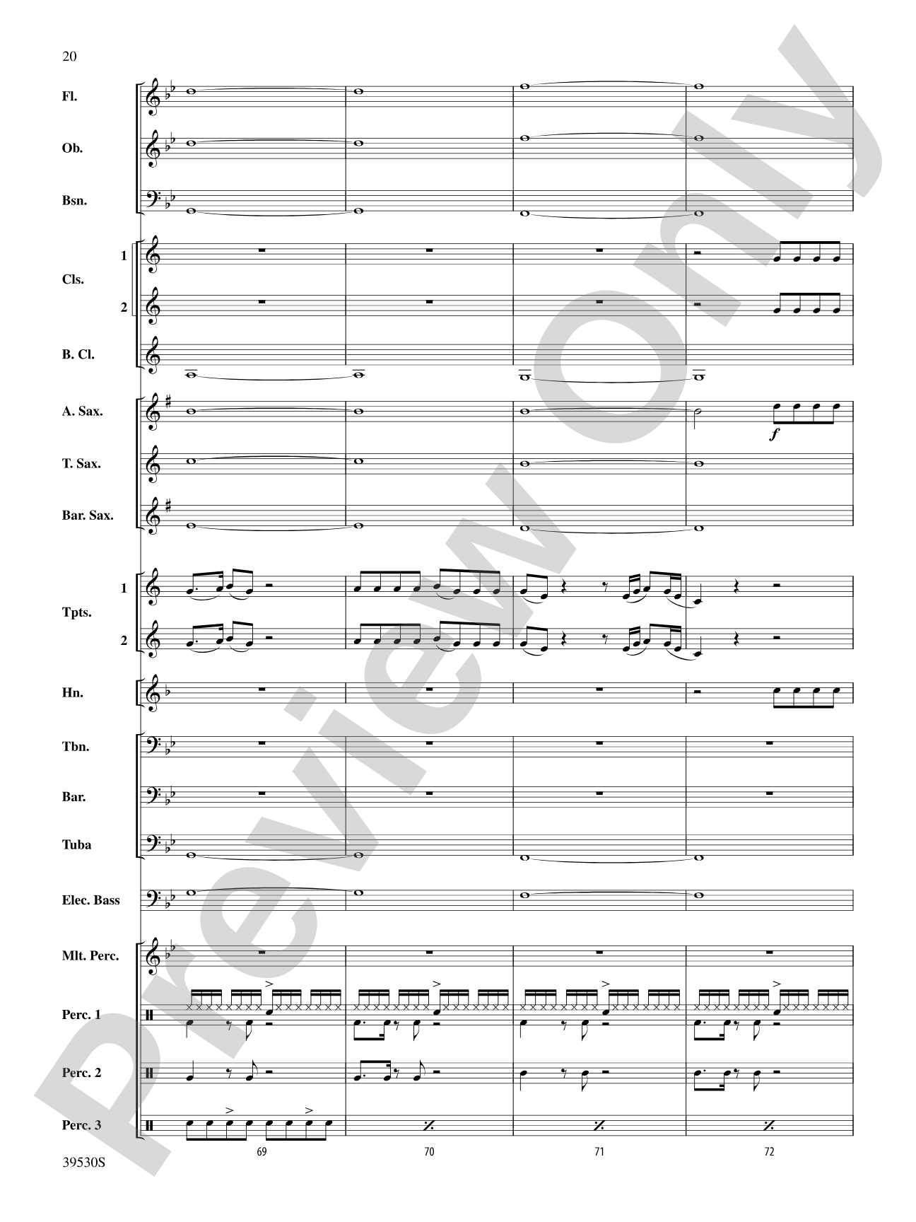 Teenage Dream / Super Bass: Concert Band Conductor Score & Parts
