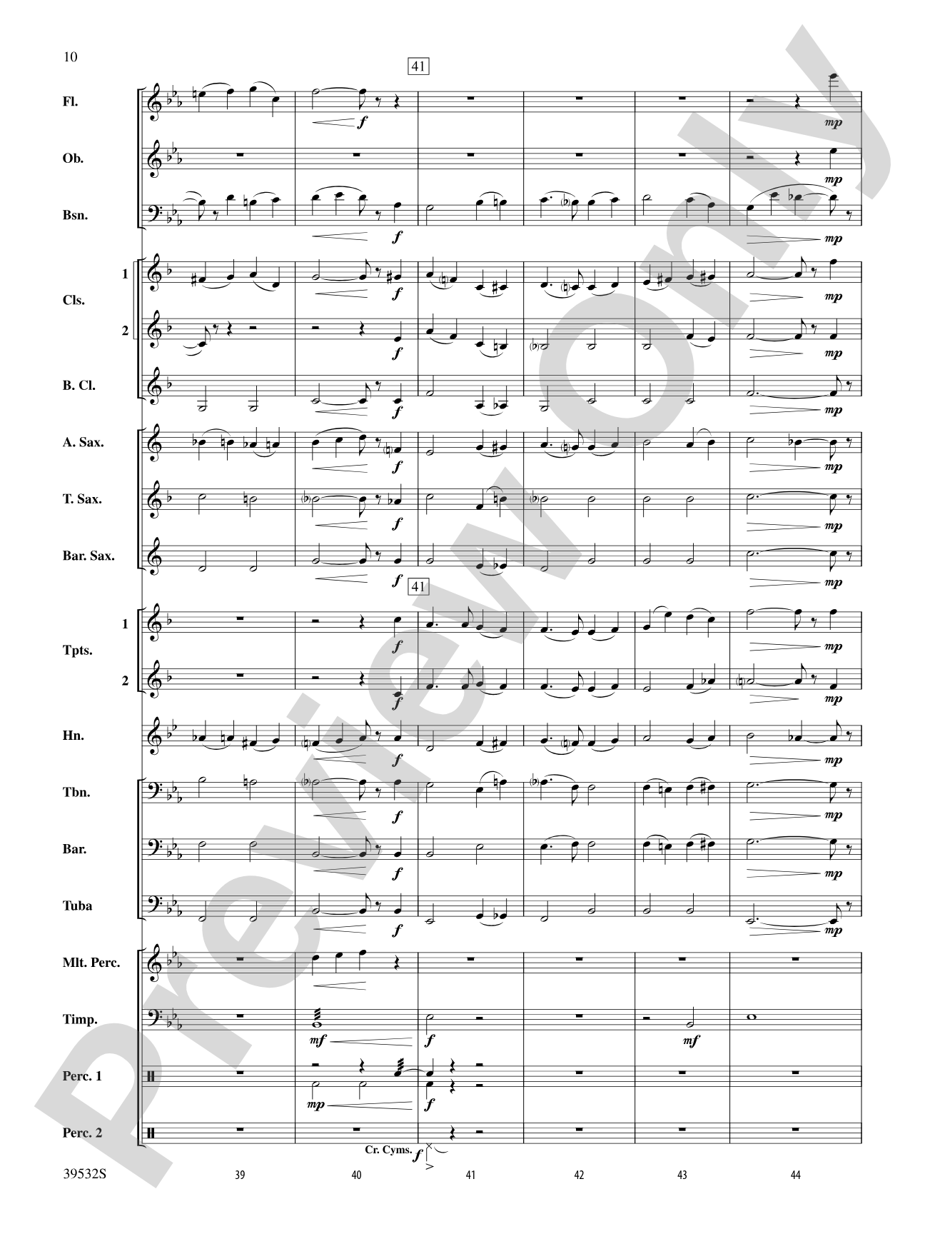 America, the Beautiful: Concert Band Conductor Score & Parts