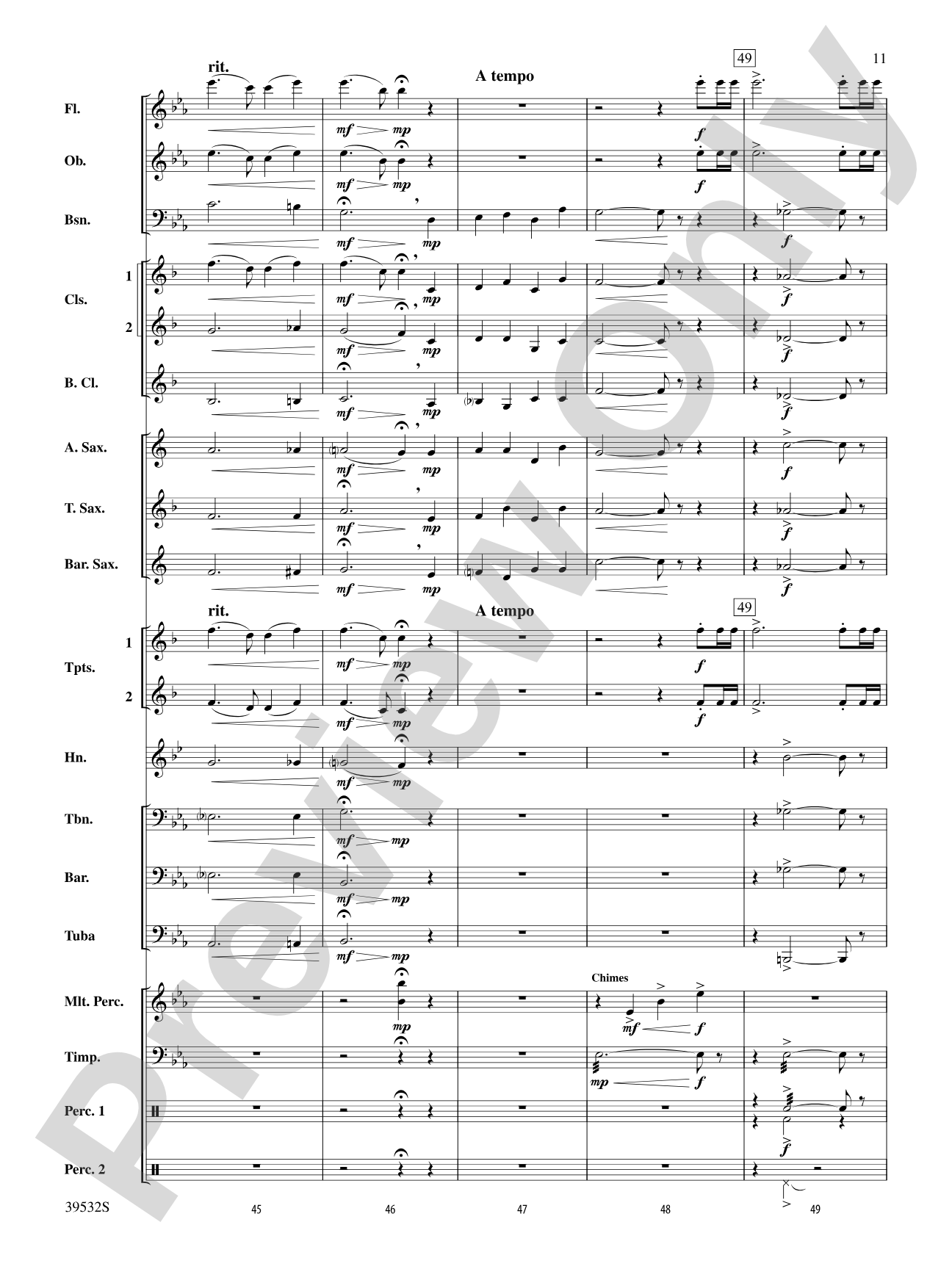 America, the Beautiful: Concert Band Conductor Score & Parts