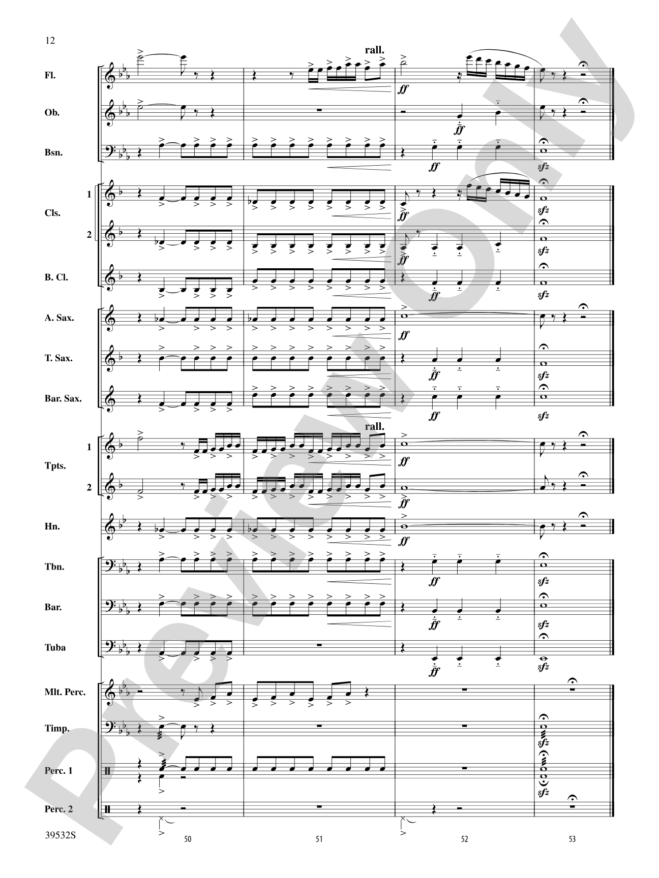 America, the Beautiful: Concert Band Conductor Score & Parts