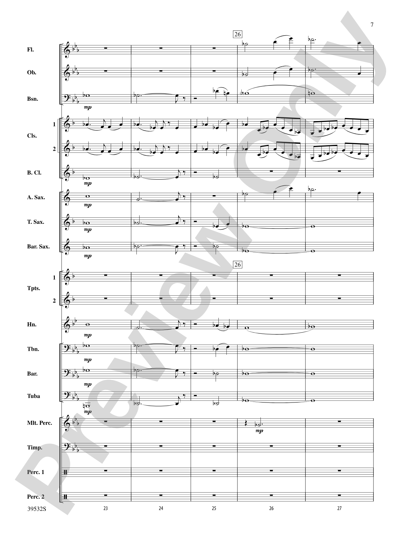 America, the Beautiful: Concert Band Conductor Score & Parts