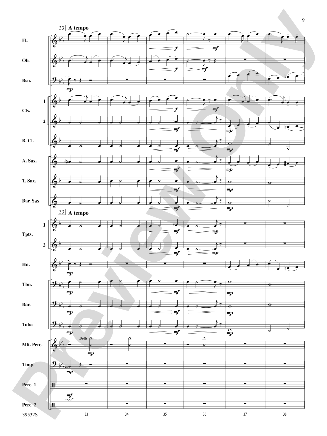 America, the Beautiful: Concert Band Conductor Score & Parts