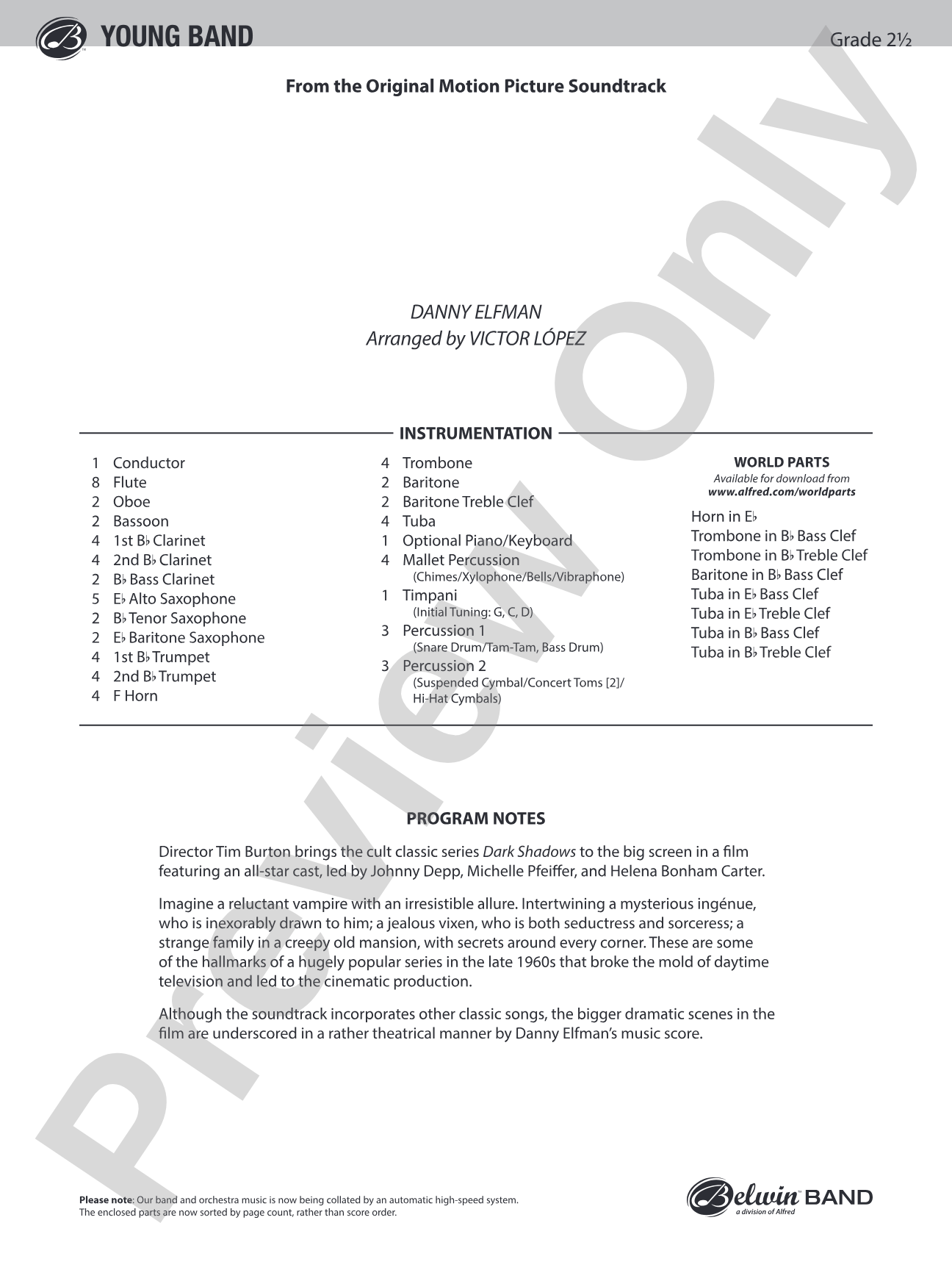 Dark Shadows (from the Original Motion Picture Soundtrack): Score