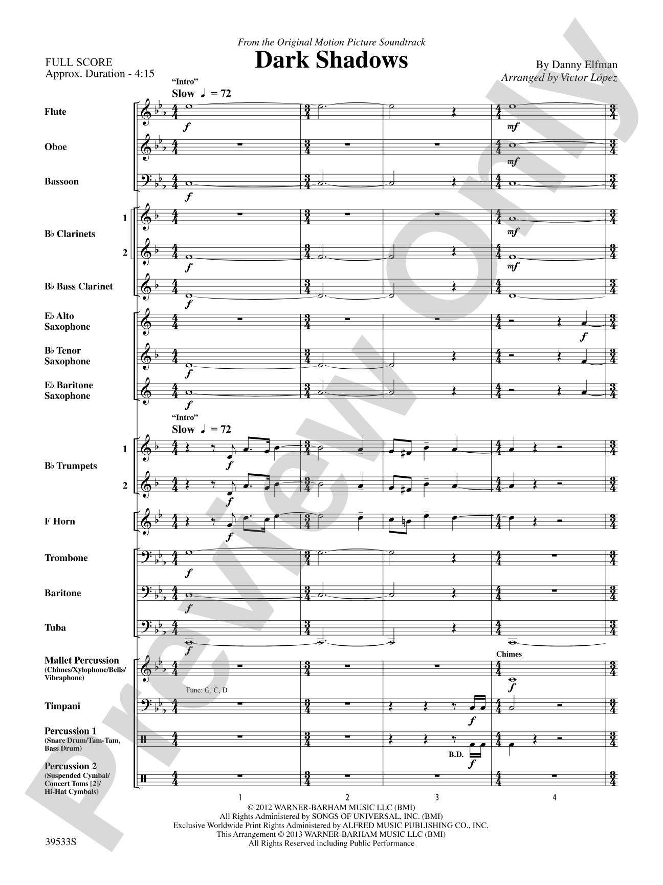 Dark Shadows (from the Original Motion Picture Soundtrack): Score