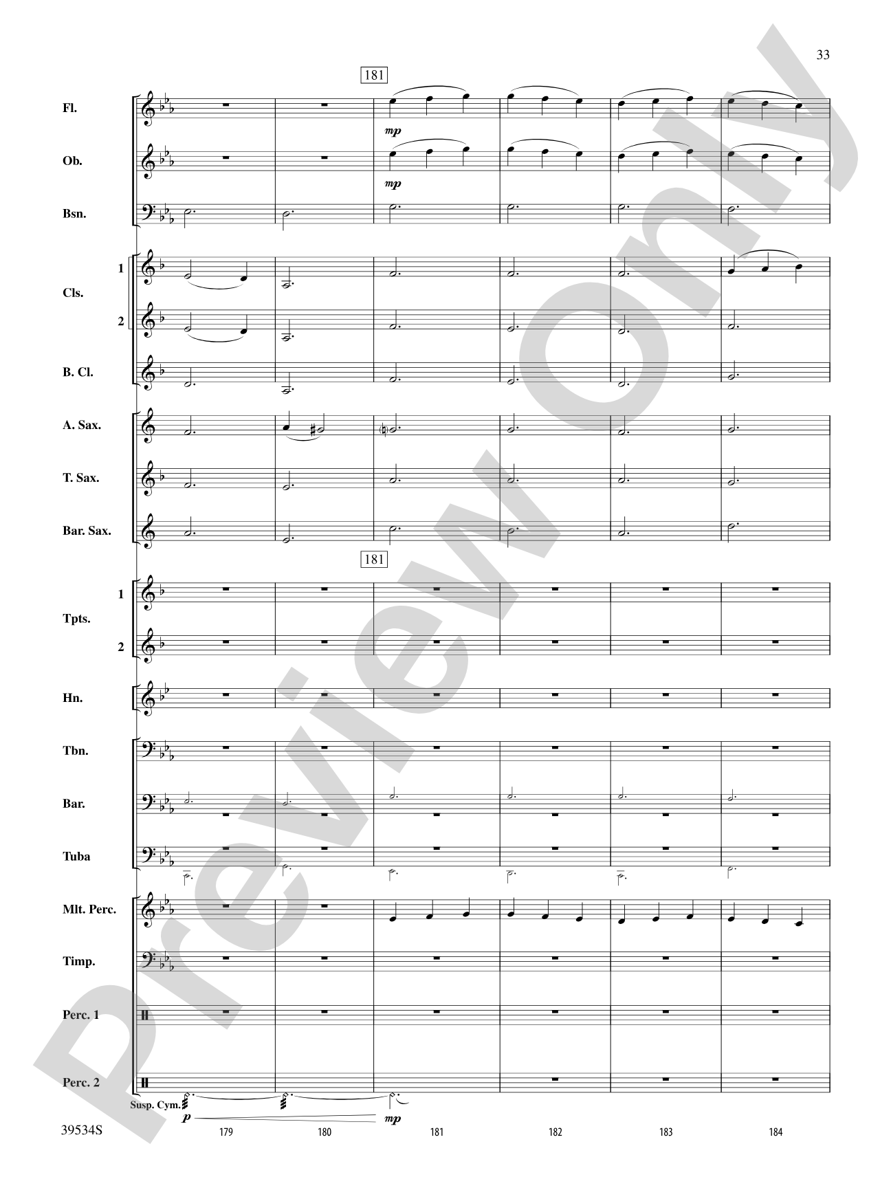 The Magic of Harry Potter: Concert Band Conductor Score & Parts