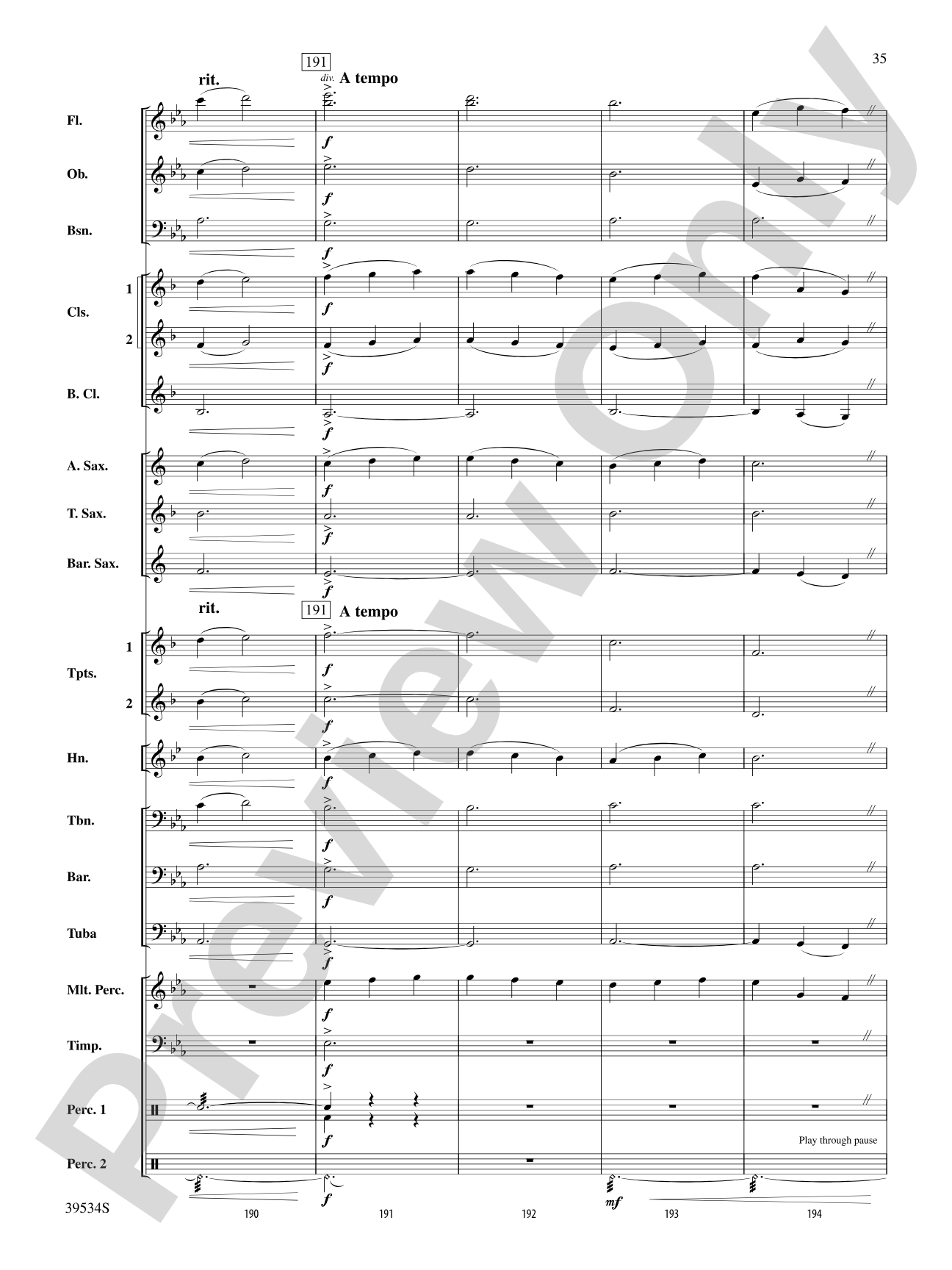 The Magic of Harry Potter: Concert Band Conductor Score & Parts