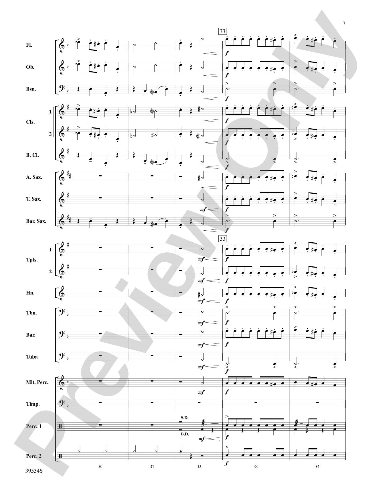 The Magic of Harry Potter: Concert Band Conductor Score & Parts