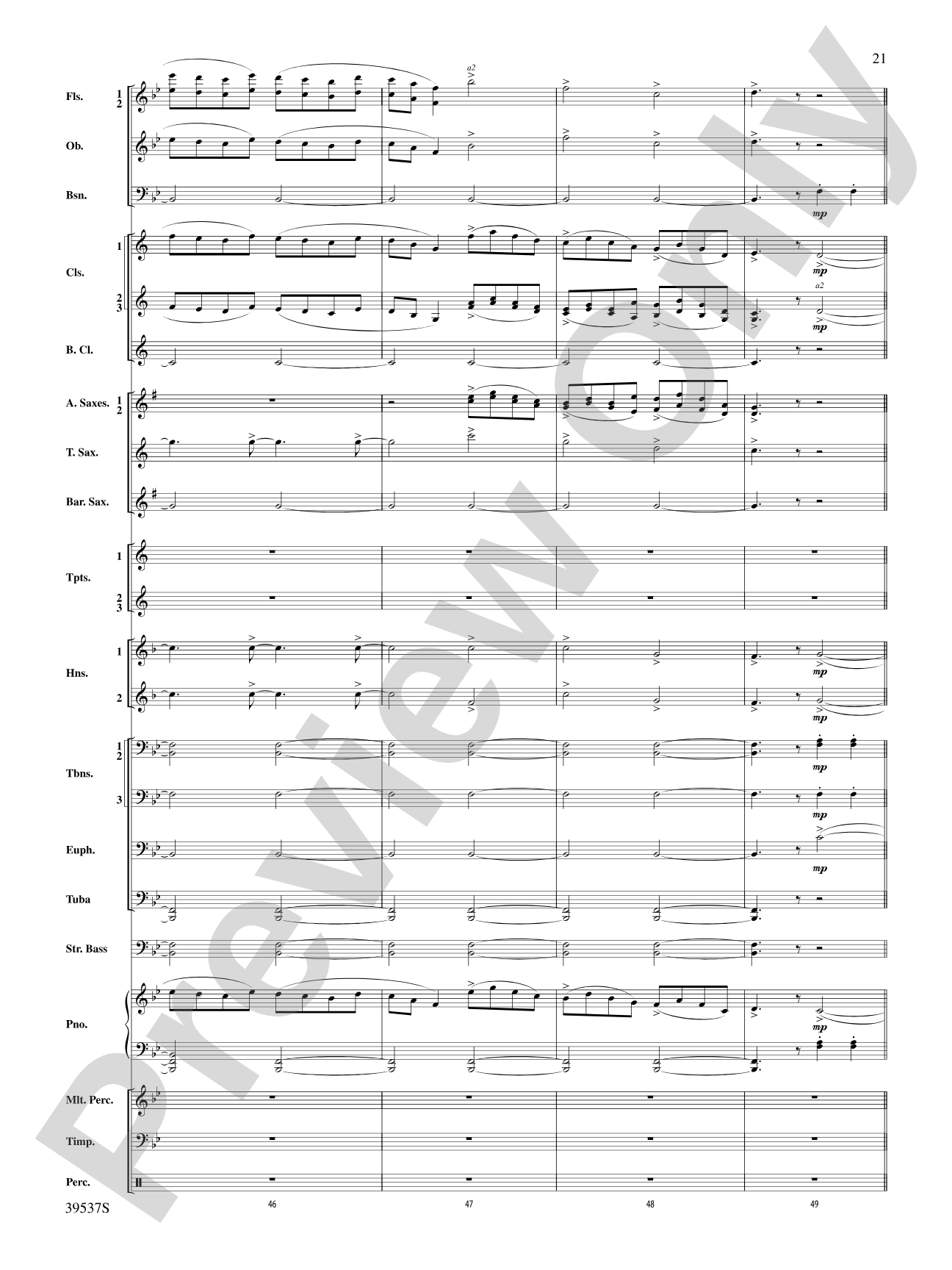 Sarabande & Gavotte (from the Holberg Suite, Op. 40): Concert Band Conductor Score & Parts