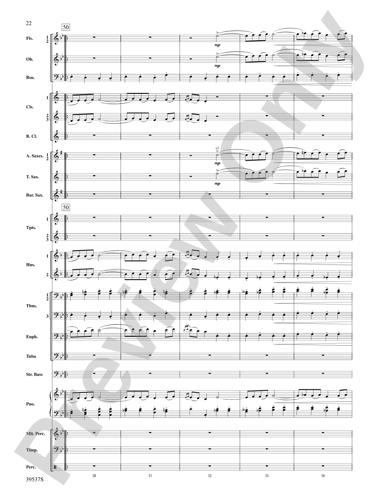 Sarabande & Gavotte (from the Holberg Suite, Op. 40): Concert Band Conductor Score & Parts