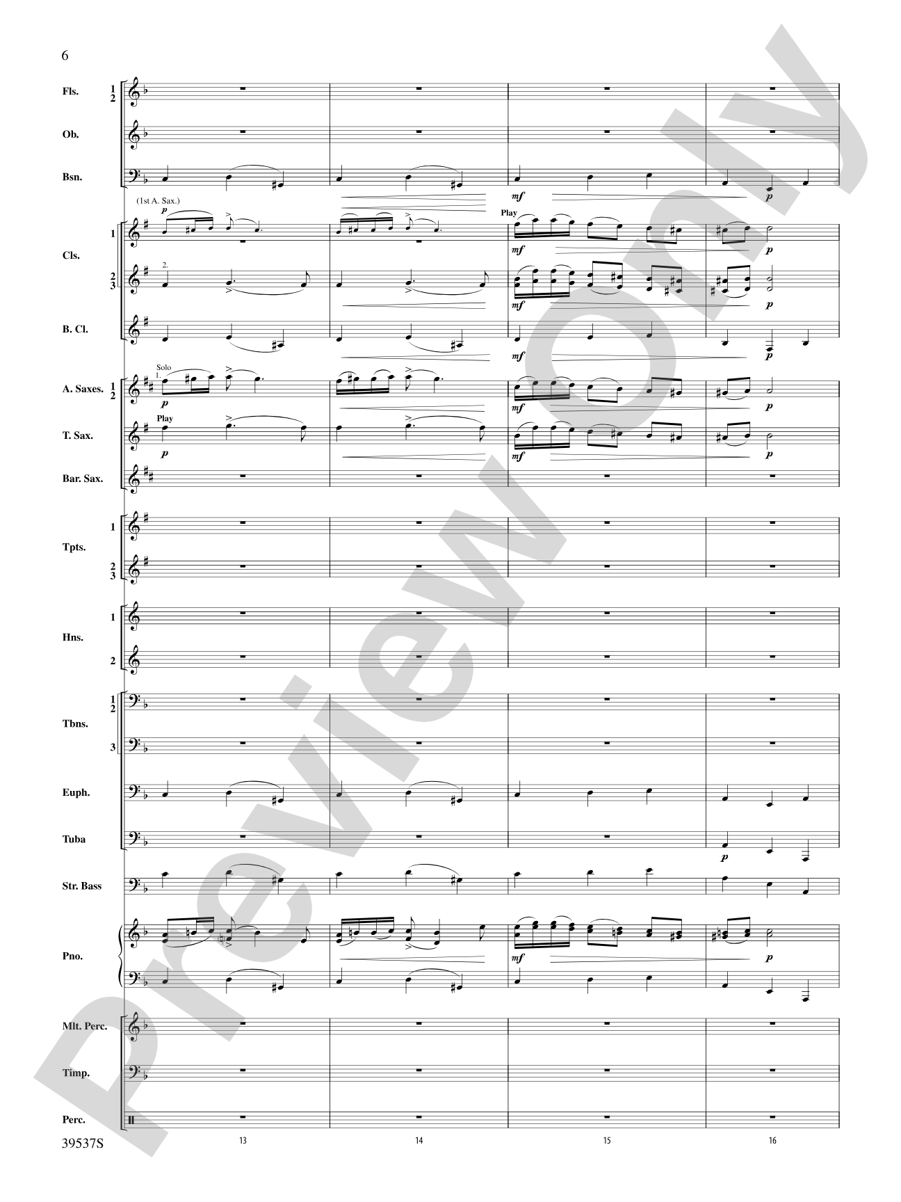 Sarabande & Gavotte (from the Holberg Suite, Op. 40): Concert Band Conductor Score & Parts