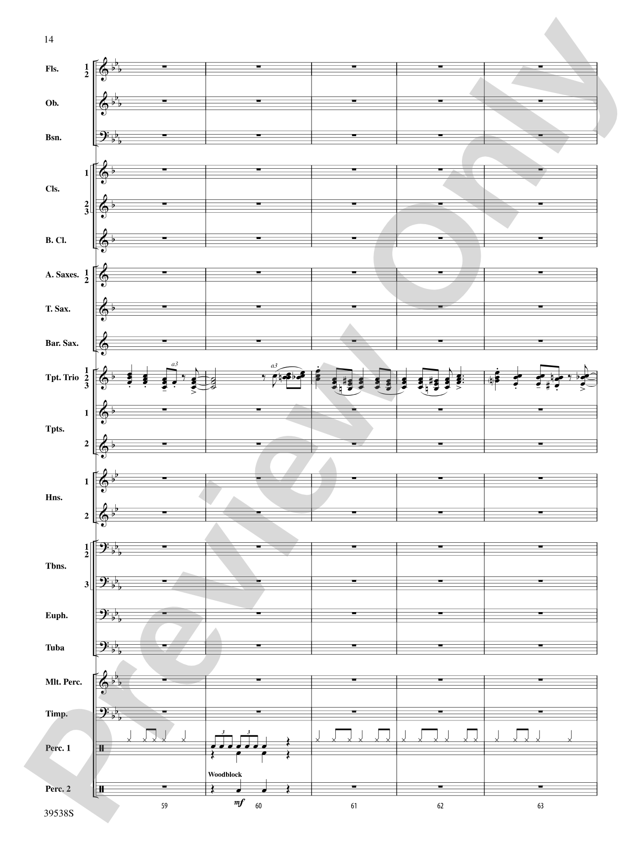 A Saint-sational Trio!: Concert Band Conductor Score & Parts