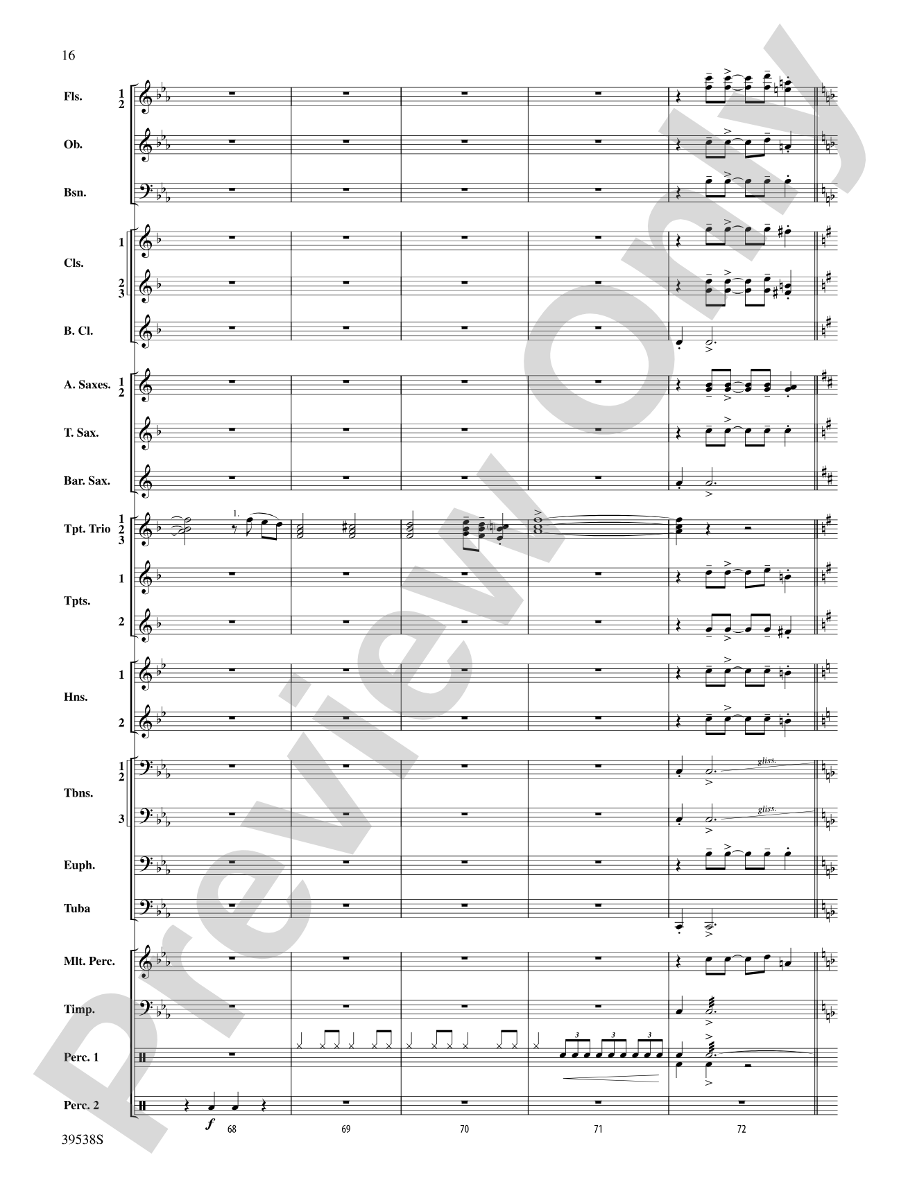 A Saint-sational Trio!: Concert Band Conductor Score & Parts