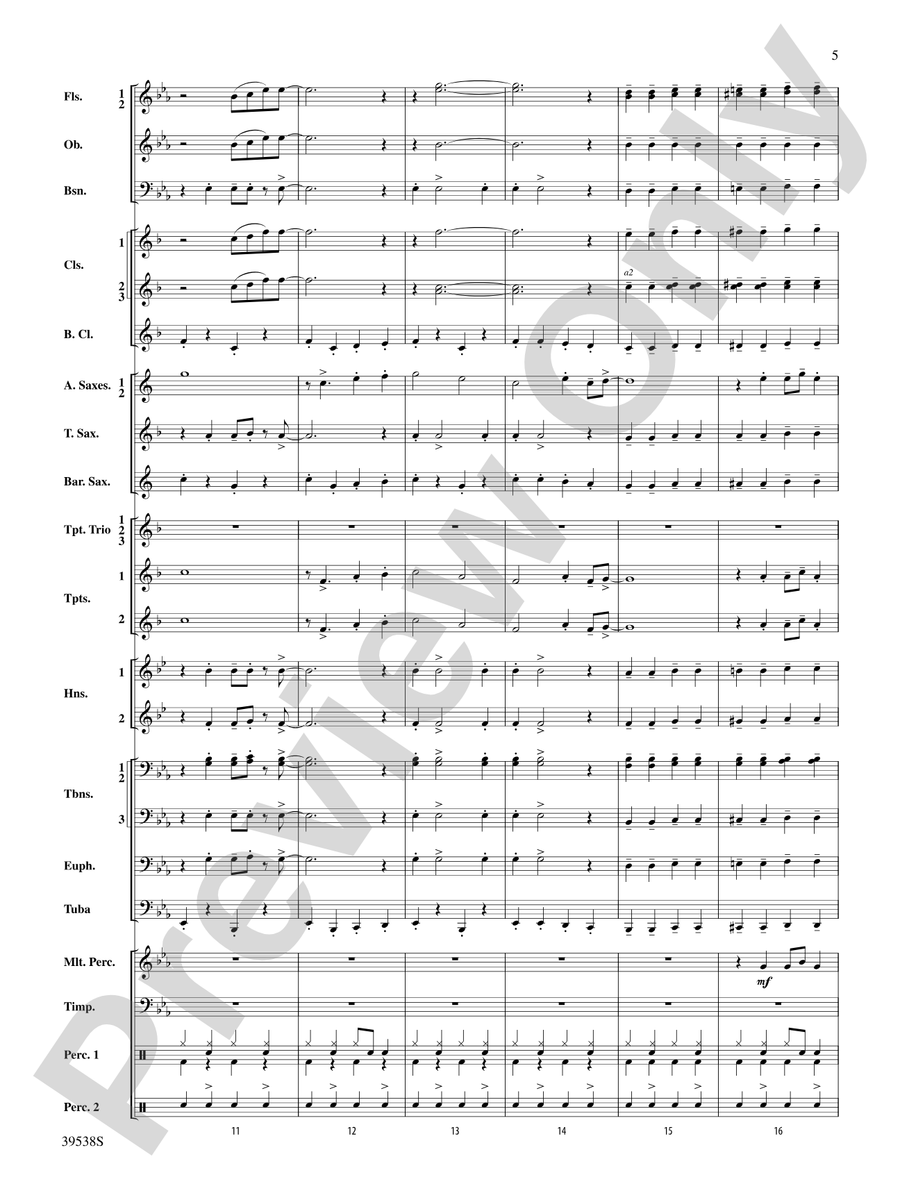 A Saint-sational Trio!: Concert Band Conductor Score & Parts