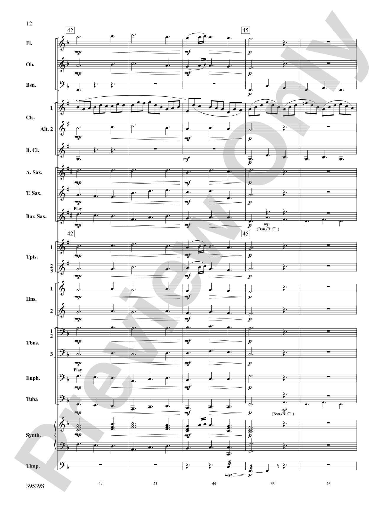 Jesu, Joy of Man's Desiring: Concert Band Conductor Score & Parts