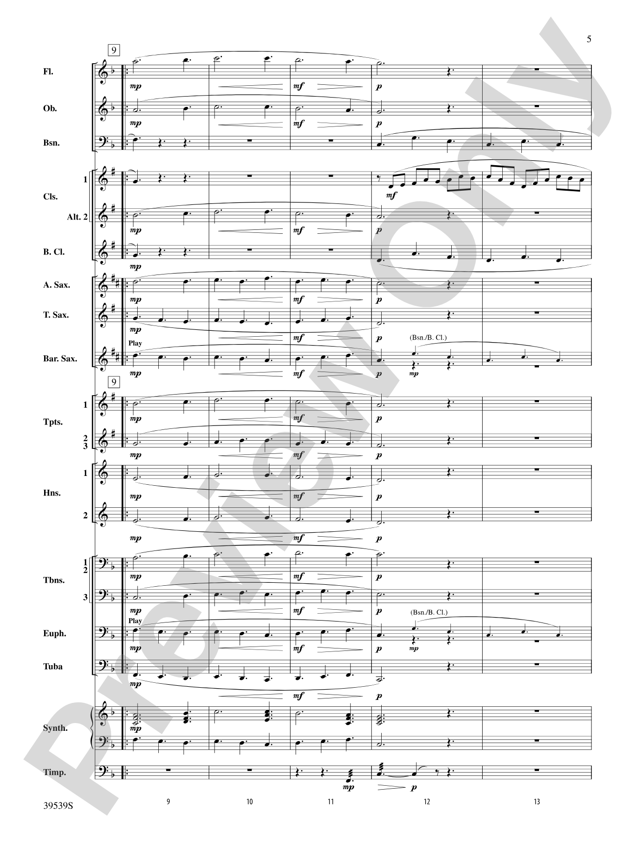 Jesu, Joy of Man's Desiring: Concert Band Conductor Score & Parts