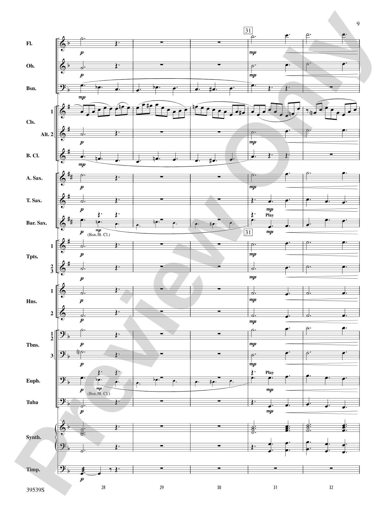 Jesu, Joy of Man's Desiring: Concert Band Conductor Score & Parts