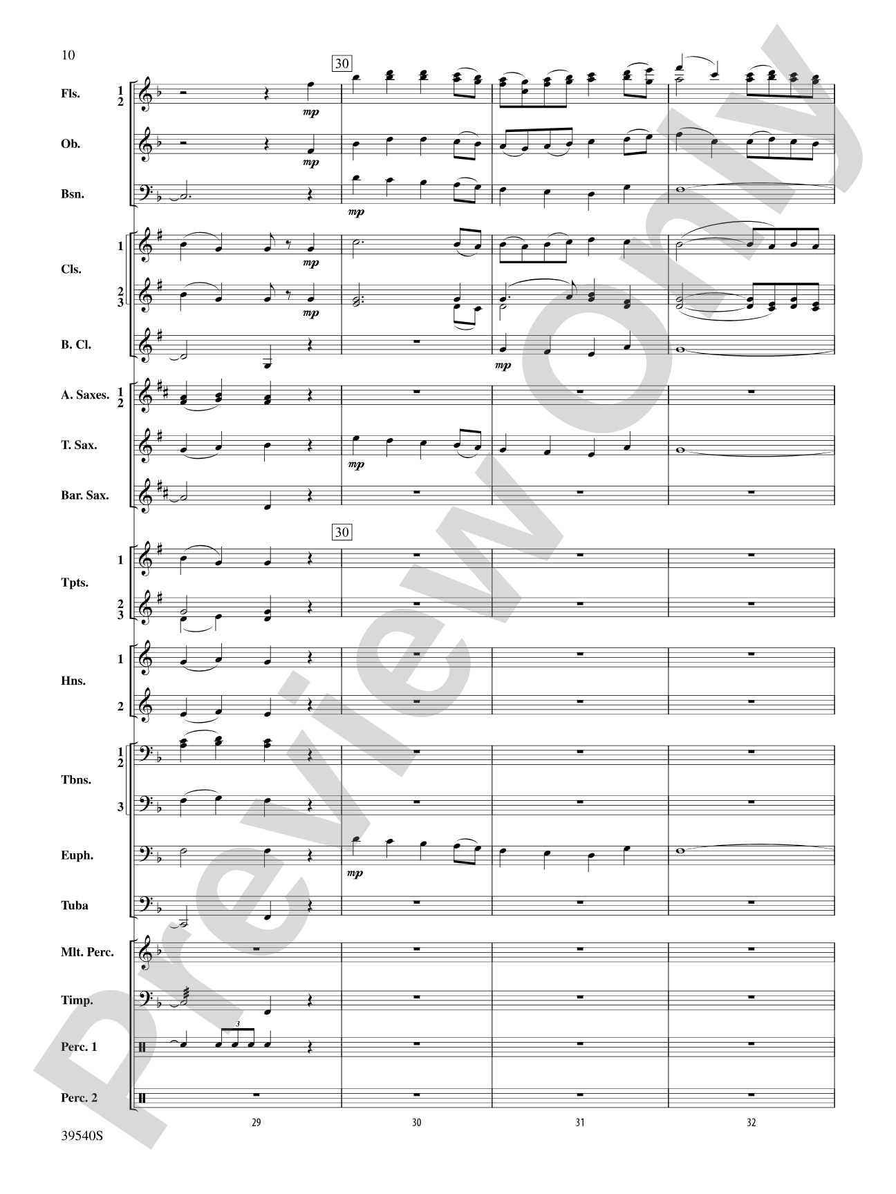 Carols from the British Isles: Concert Band Conductor Score & Parts