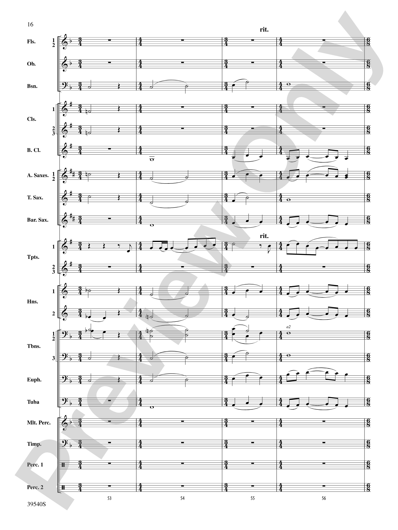Carols from the British Isles: Concert Band Conductor Score & Parts