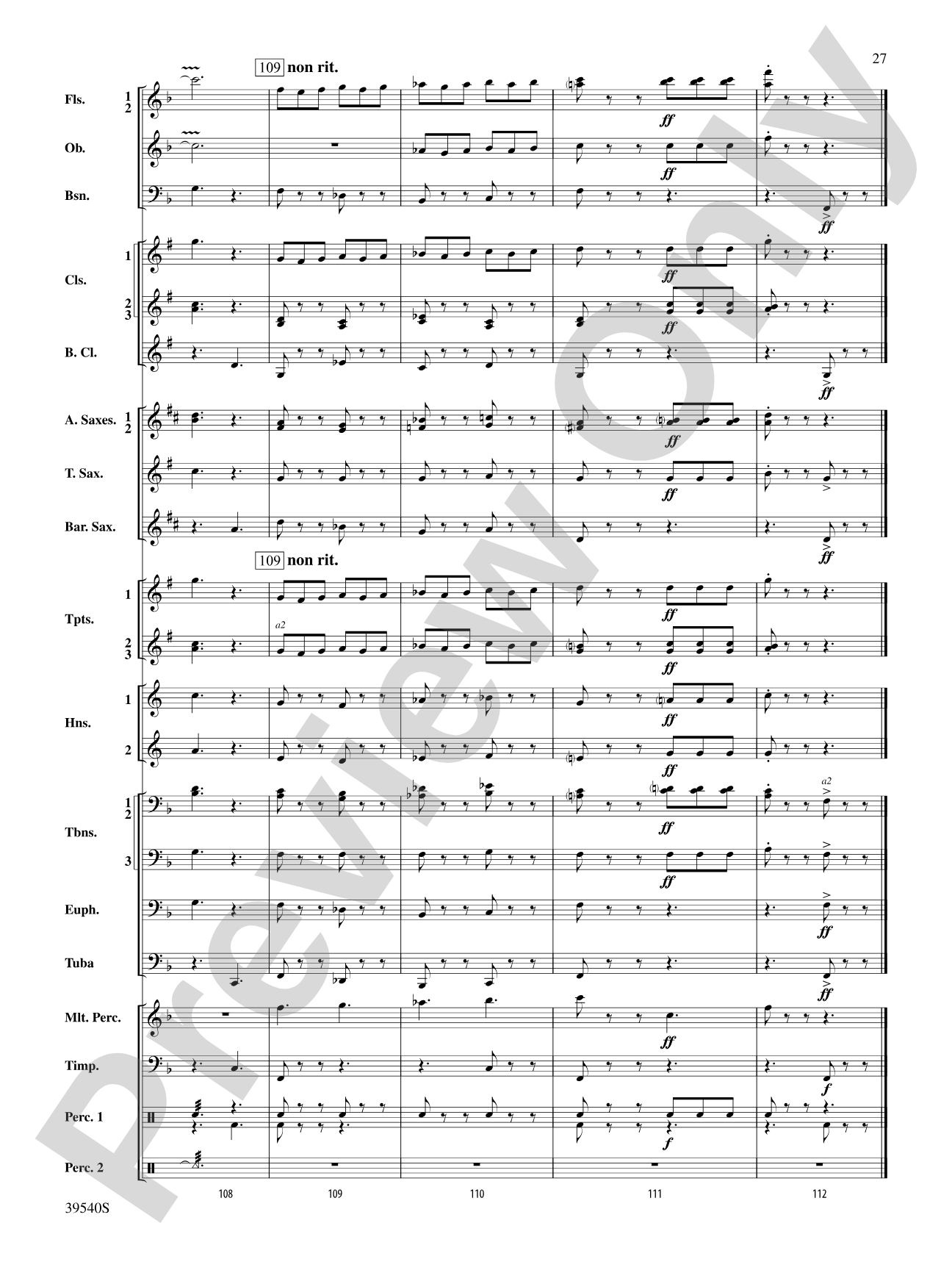 Carols from the British Isles: Concert Band Conductor Score & Parts