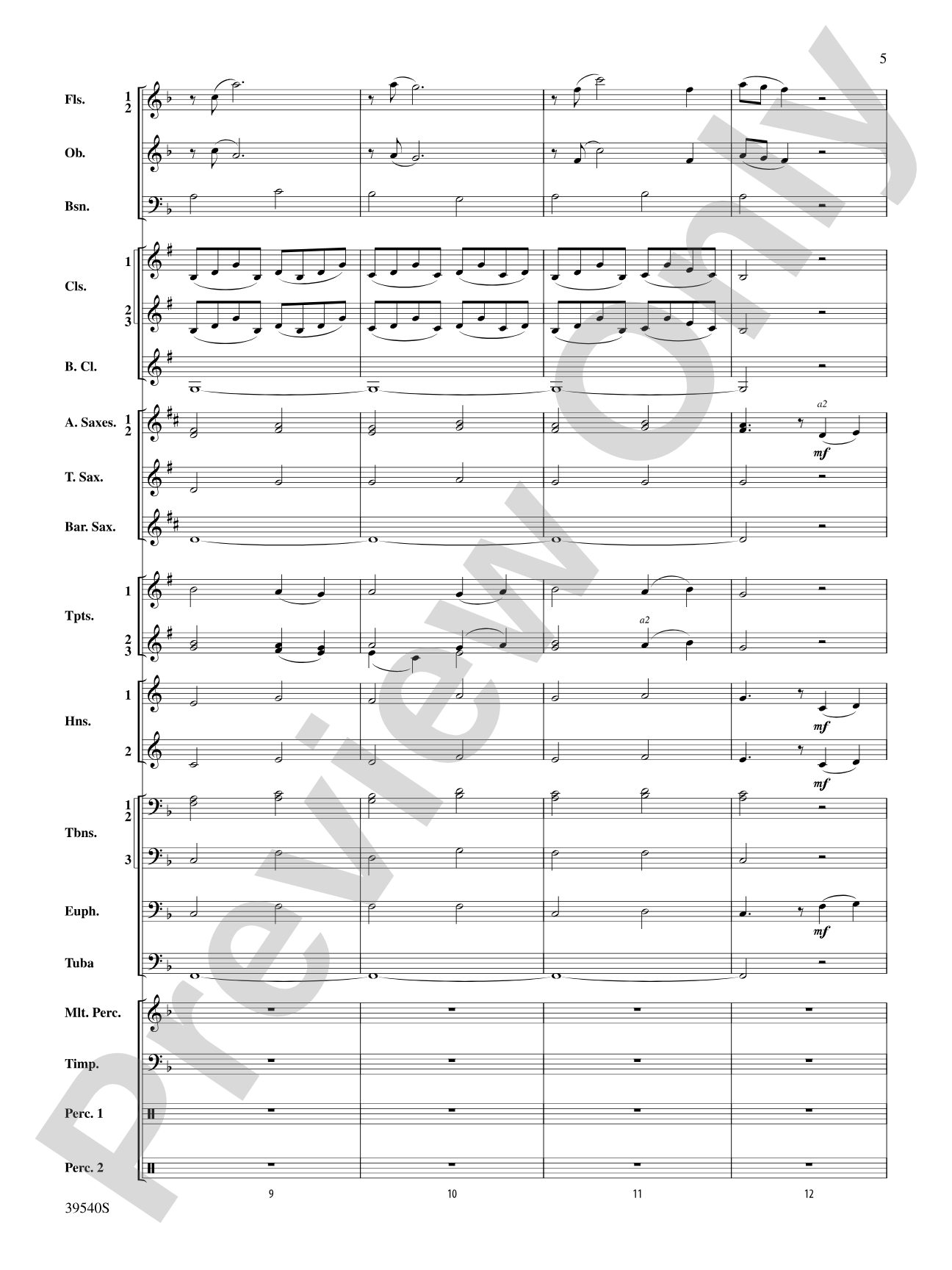Carols from the British Isles: Concert Band Conductor Score & Parts