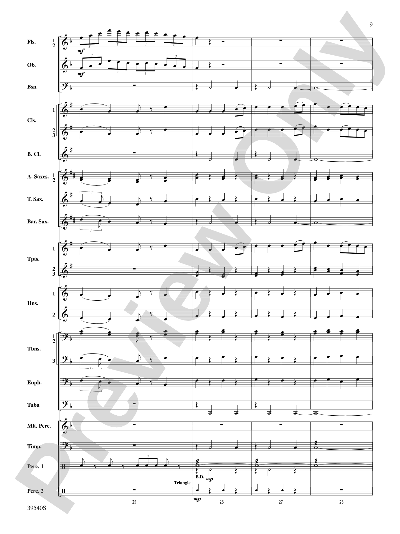 Carols from the British Isles: Concert Band Conductor Score & Parts